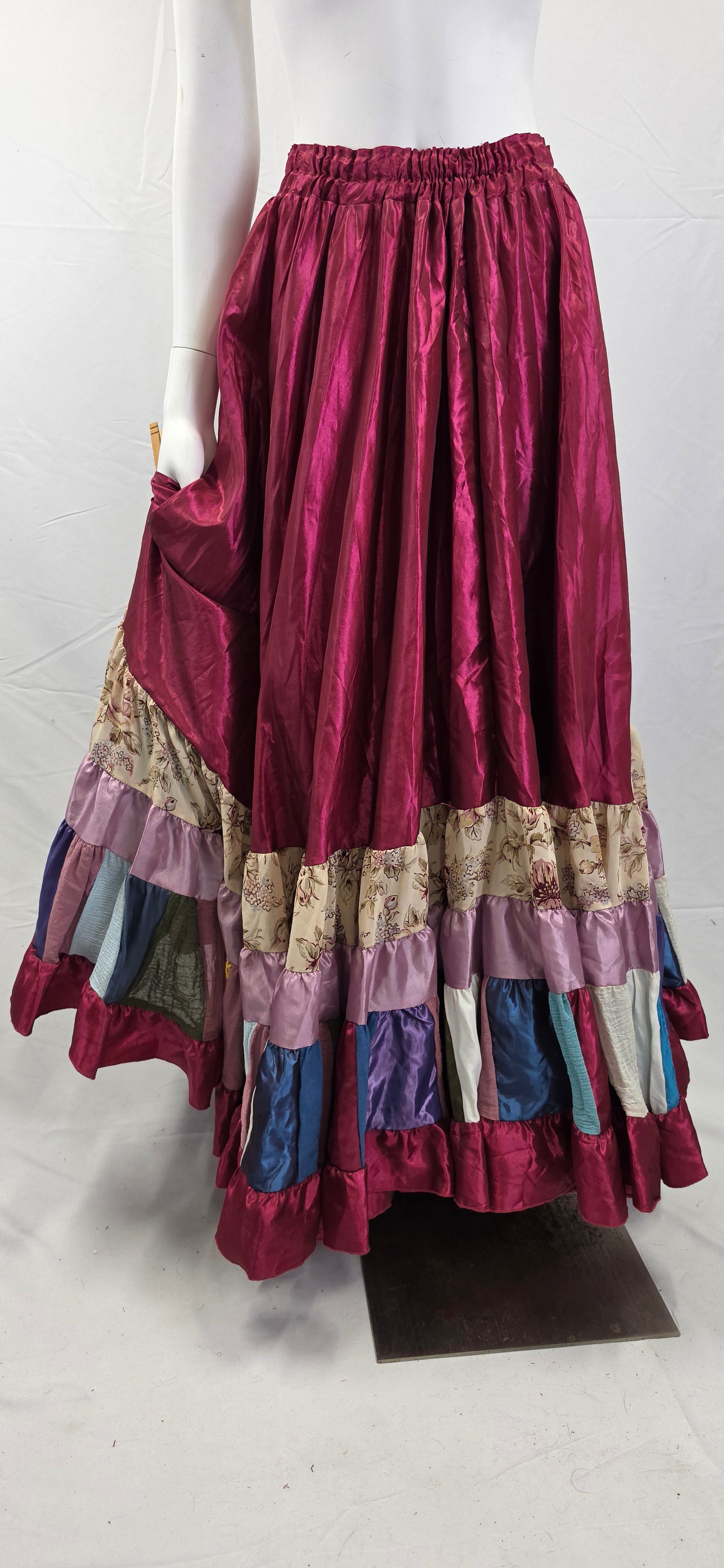 Burgundy Liz Skirts