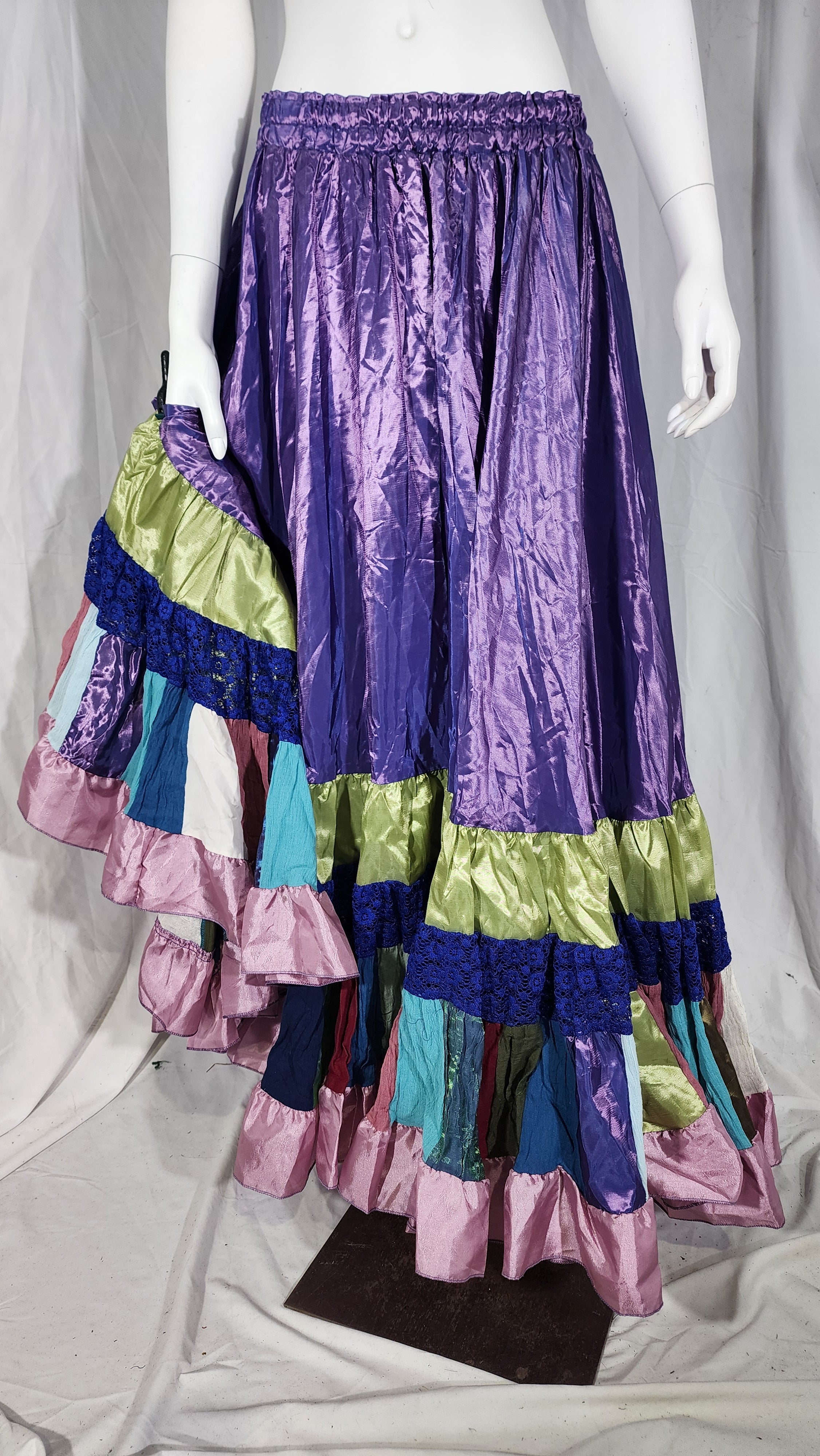 Purple Taffeta Liz Skirts