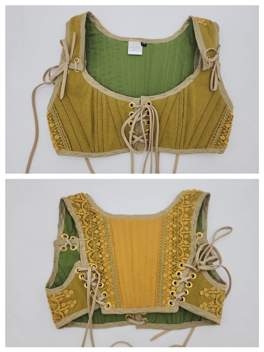 Gold Short Bodices