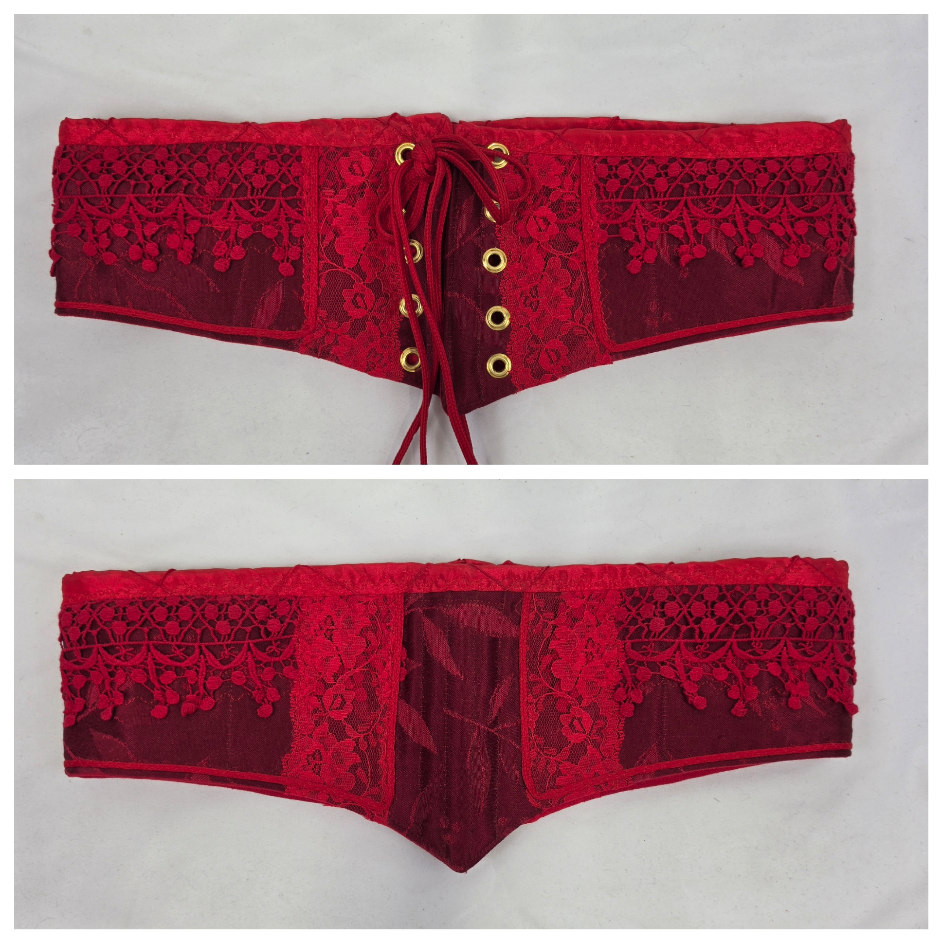 Red Waist Cinchers
