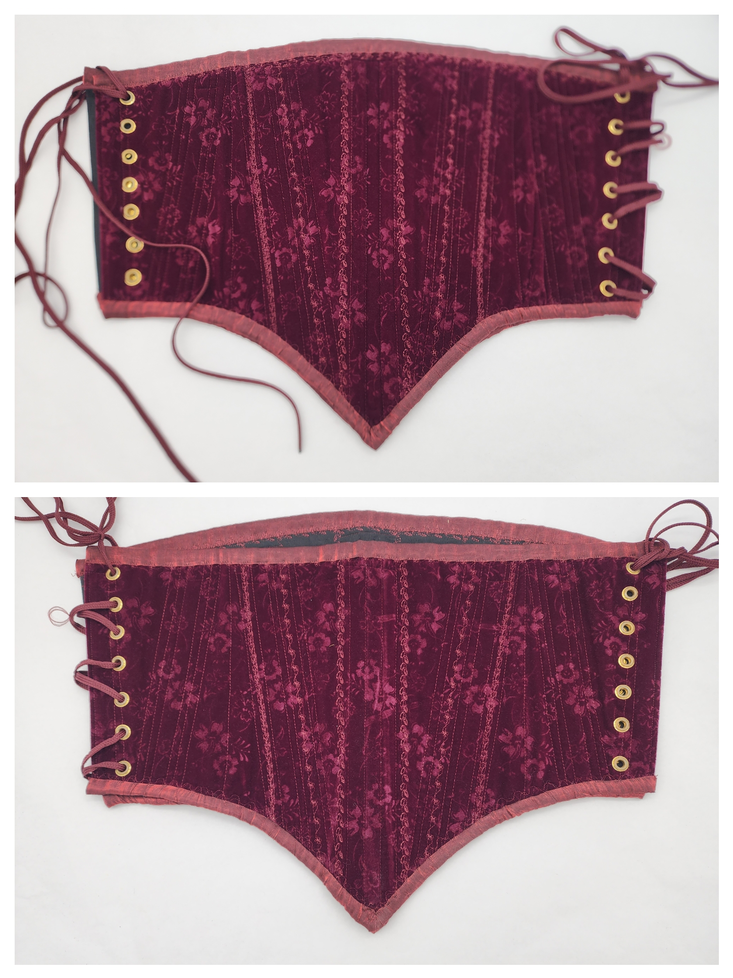 Burgundy Corsets