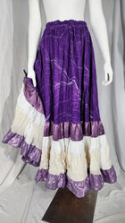 Purple Printed Liz Skirts