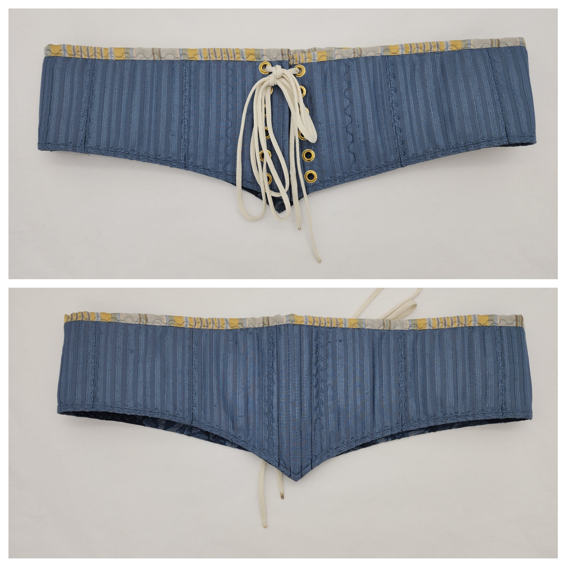 Slate Blue Waist Cinchers