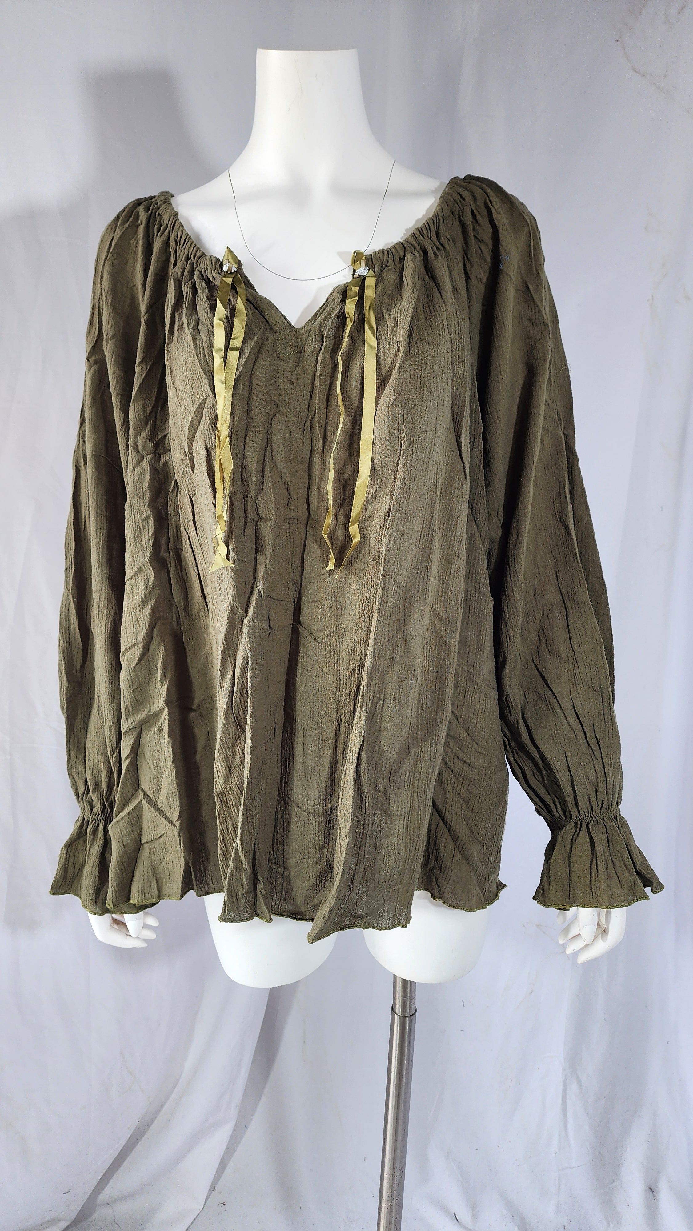 Long Sleeve Peasant Blouse