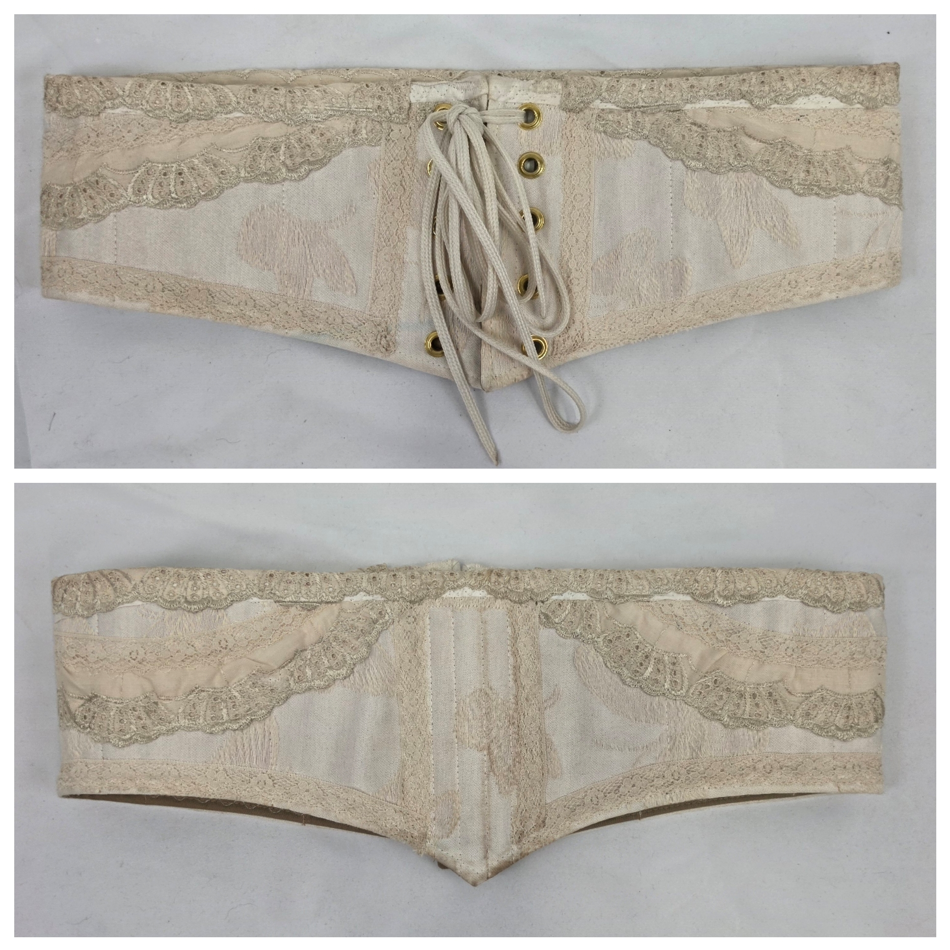 Cream Waist Cinchers