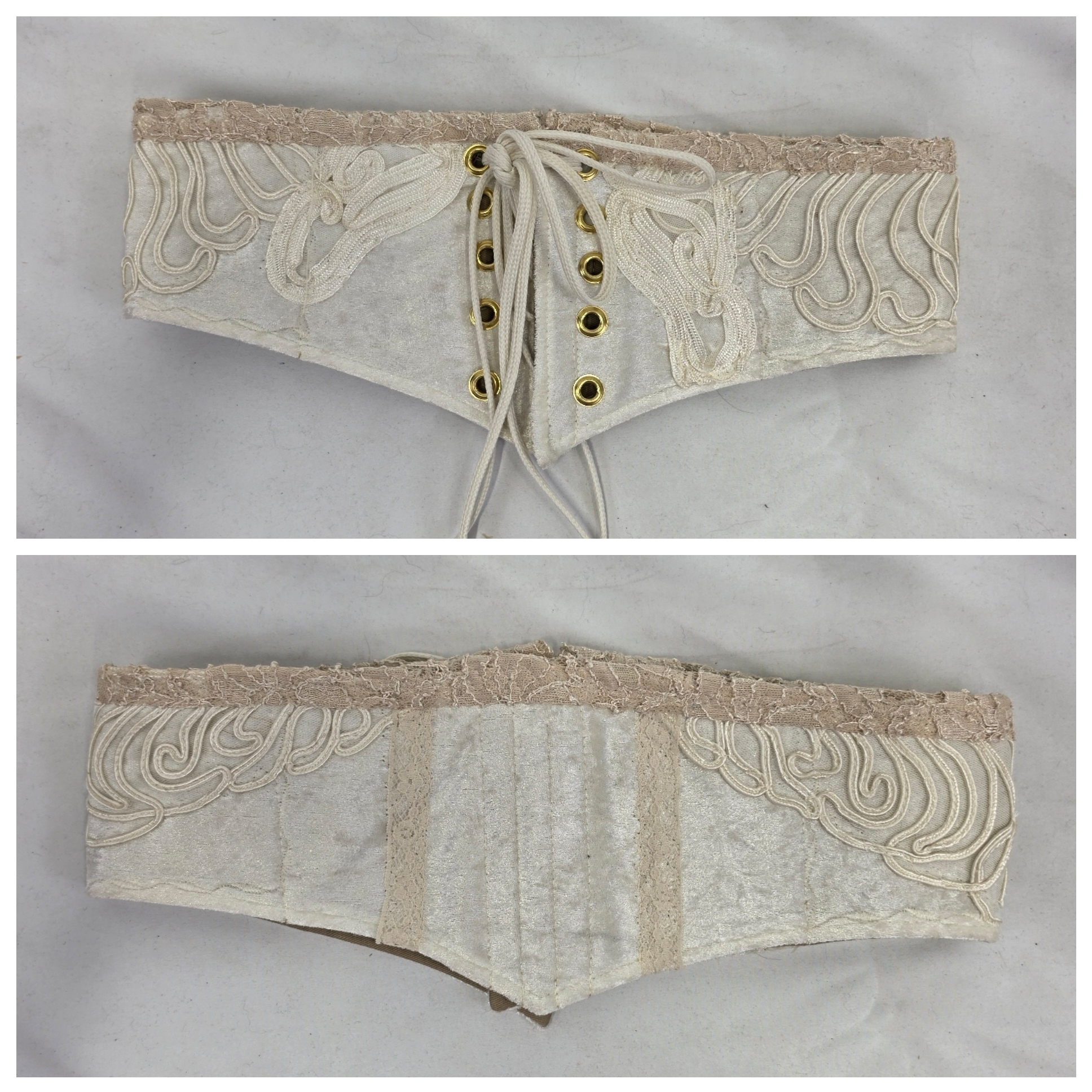 White Waist Cinchers