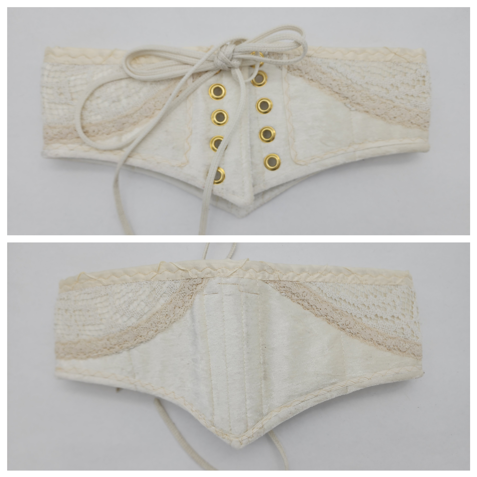 Cream Waist Cinchers