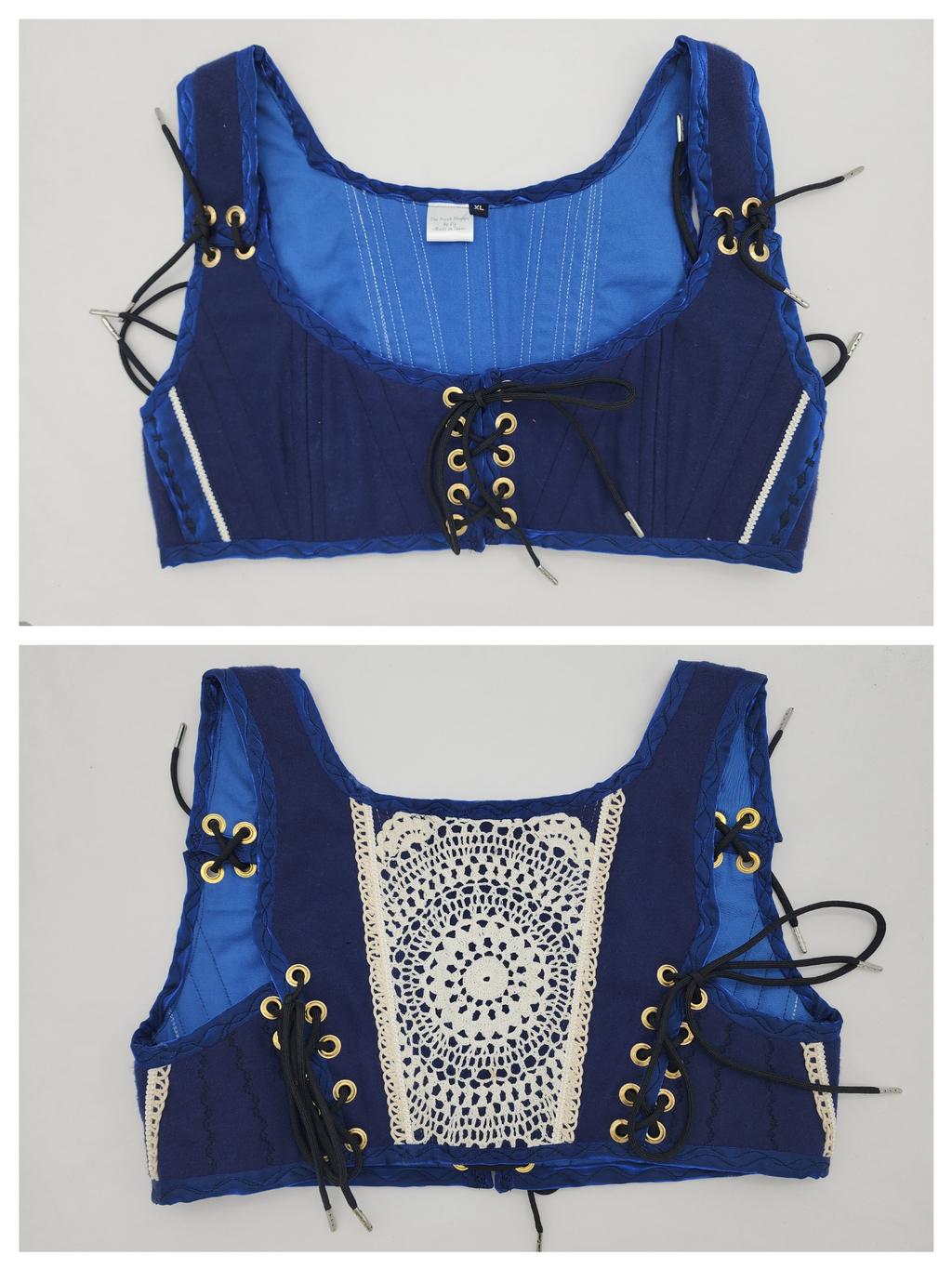 Navy Short Bodices