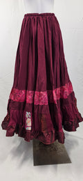 Burgundy Liz Skirts