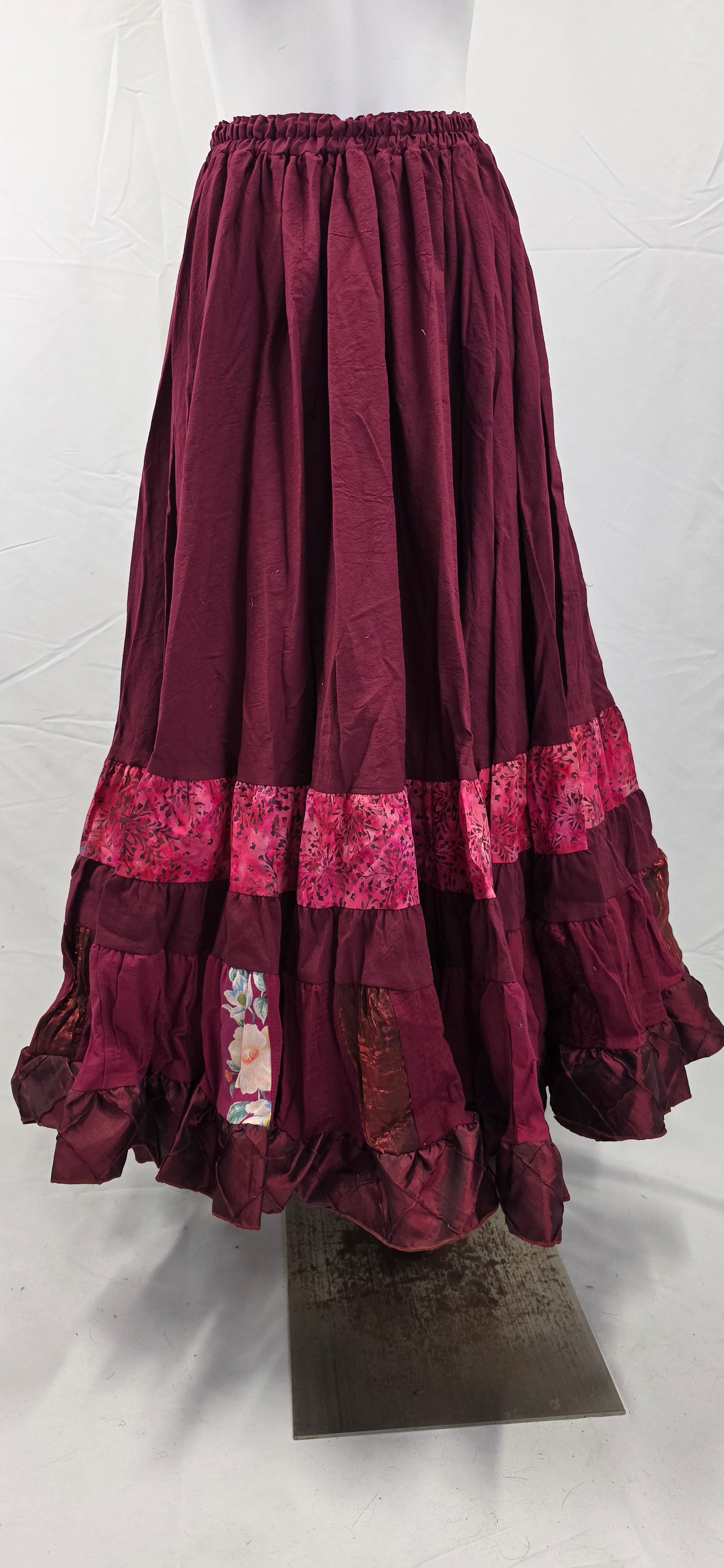 Burgundy Liz Skirts