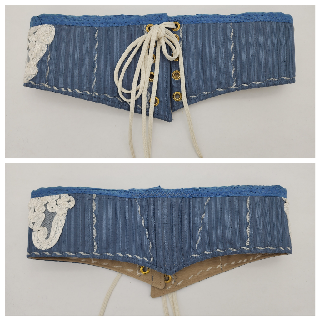 Slate Blue Waist Cinchers