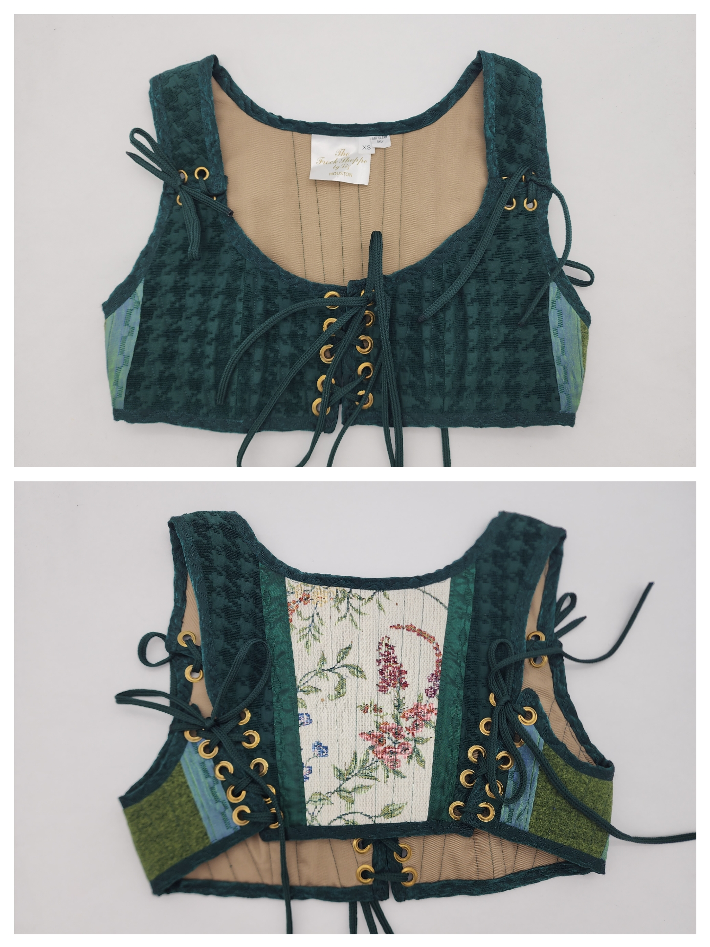 Forest Green Short Bodices