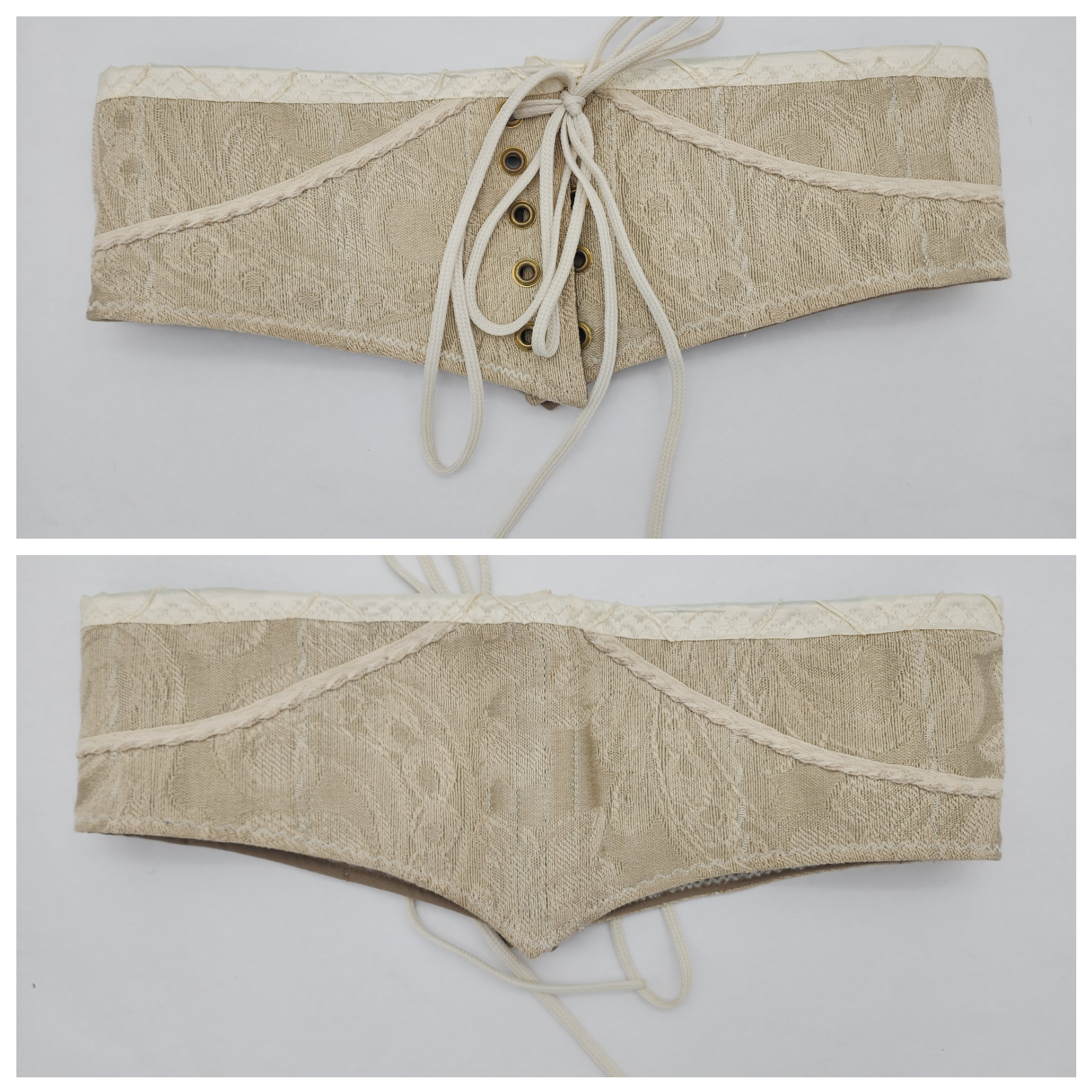 Cream Waist Cinchers