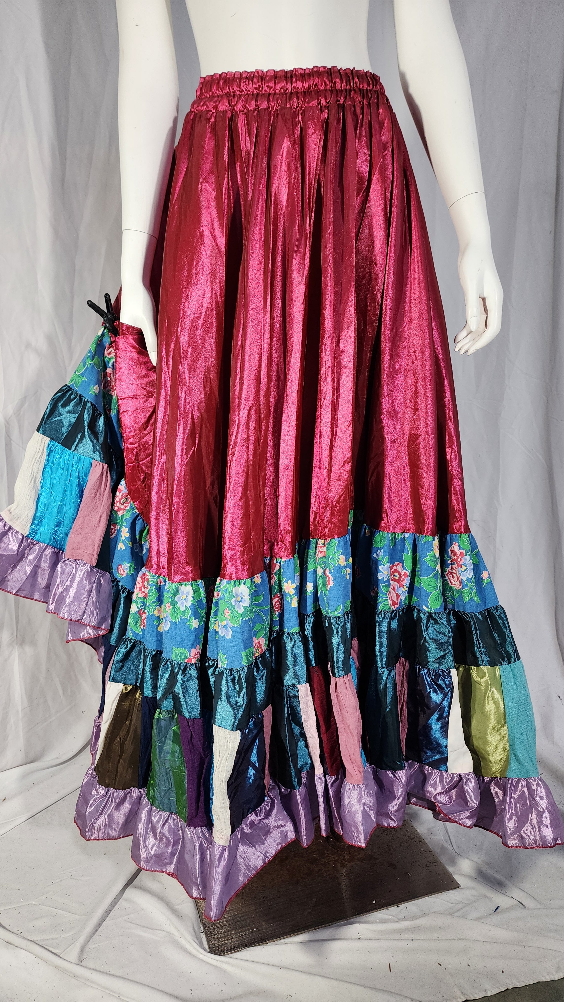 Pink Taffeta Liz Skirts