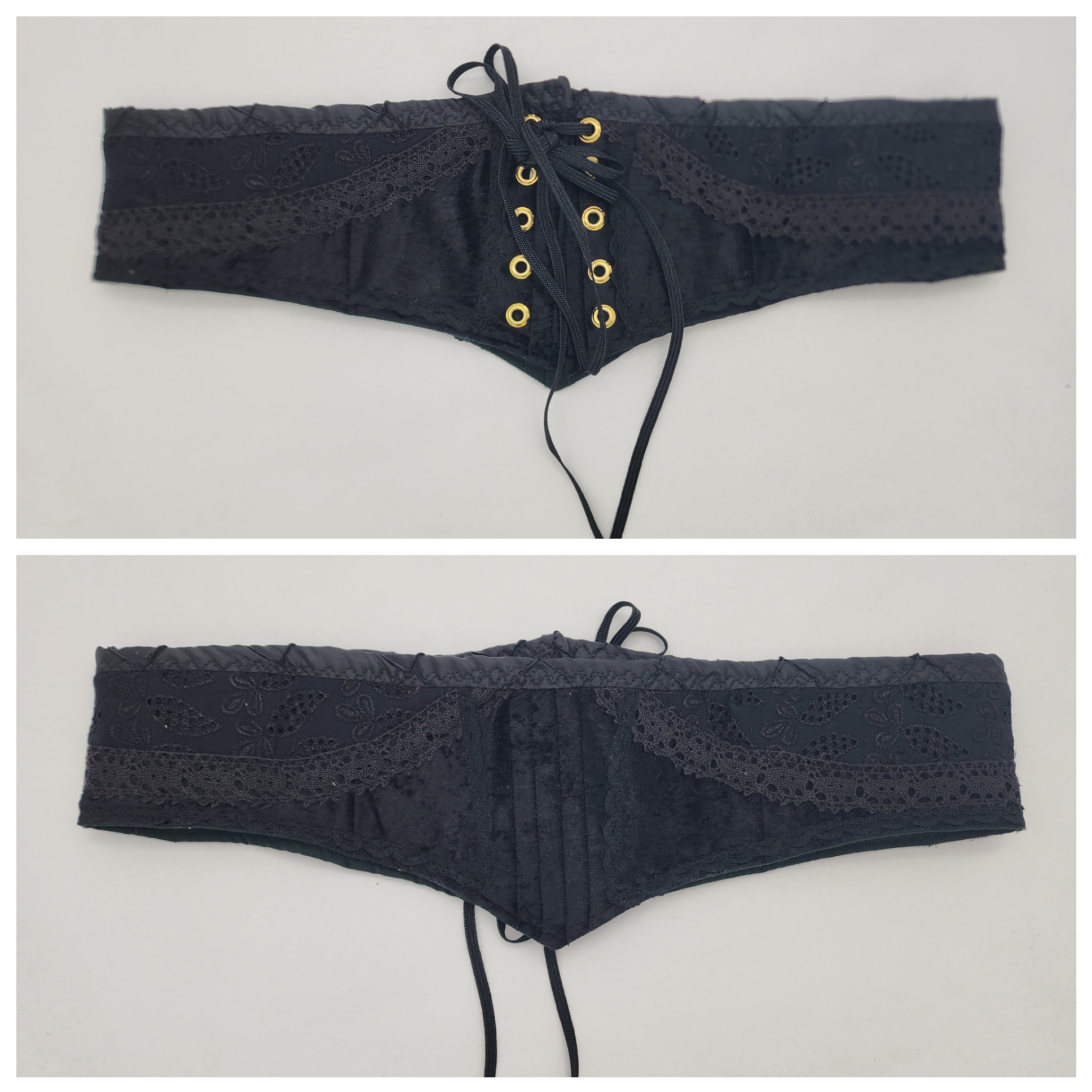 Black Waist Cinchers