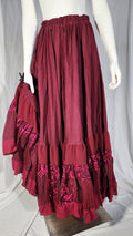 Burgundy Liz Skirts