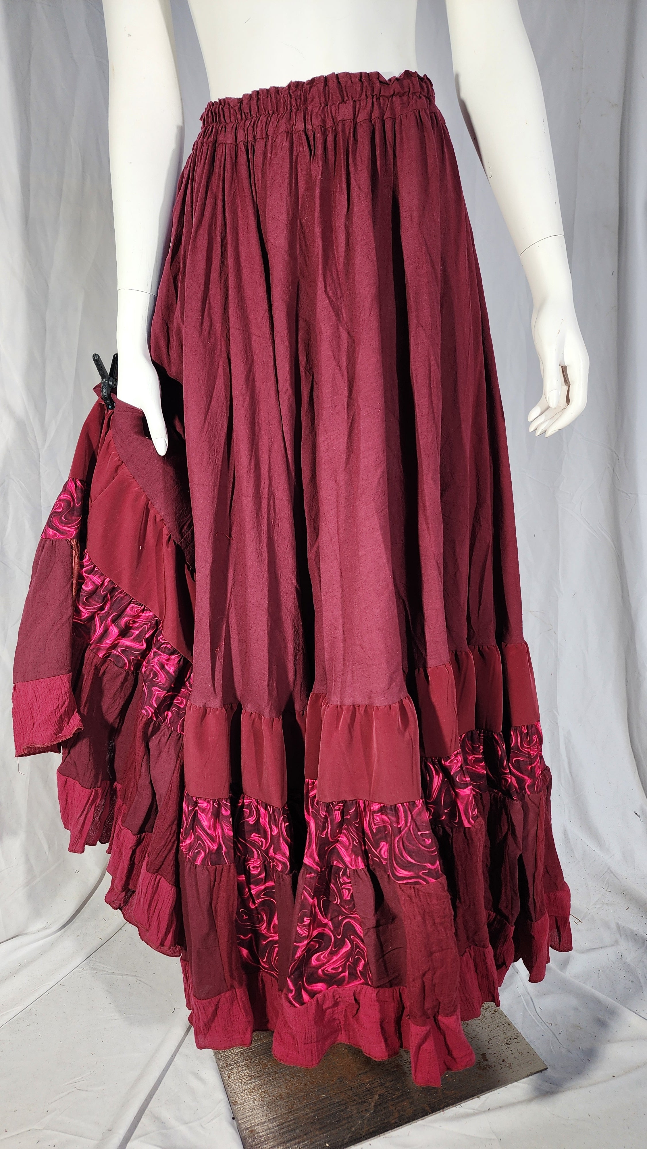 Burgundy Liz Skirts