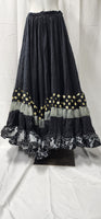 Black and Silver Liz Skirts