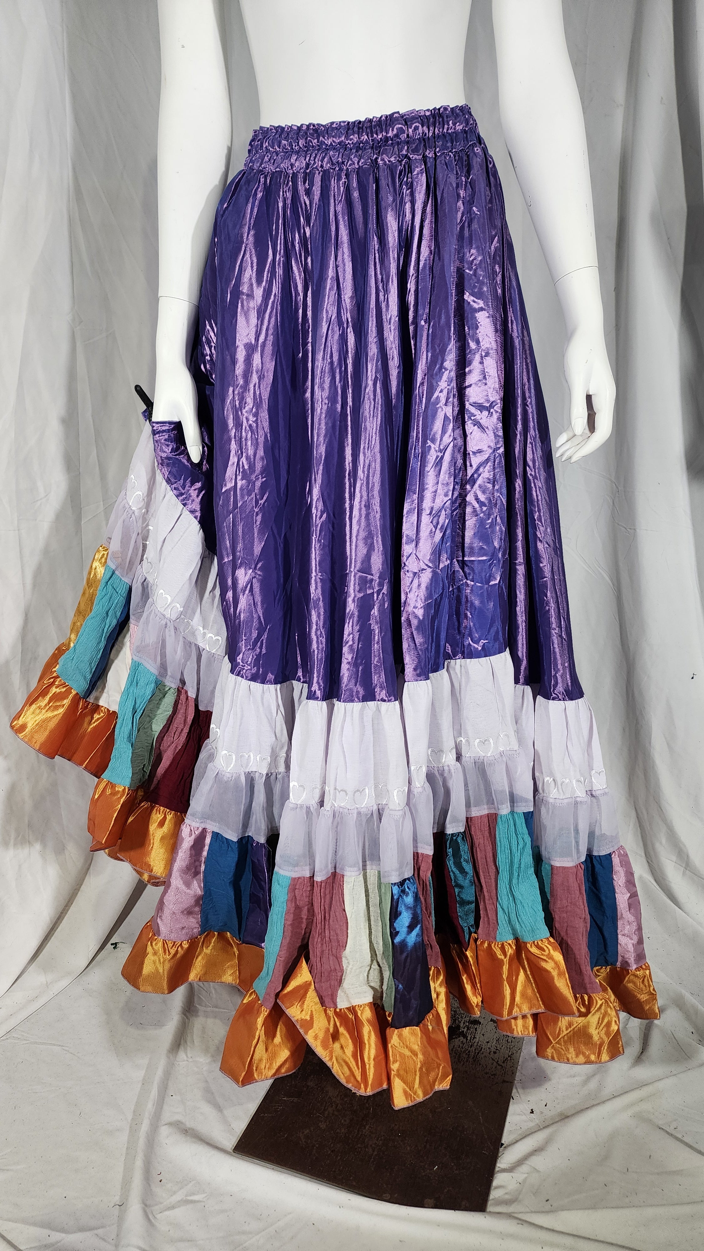 Purple Taffeta Liz Skirts