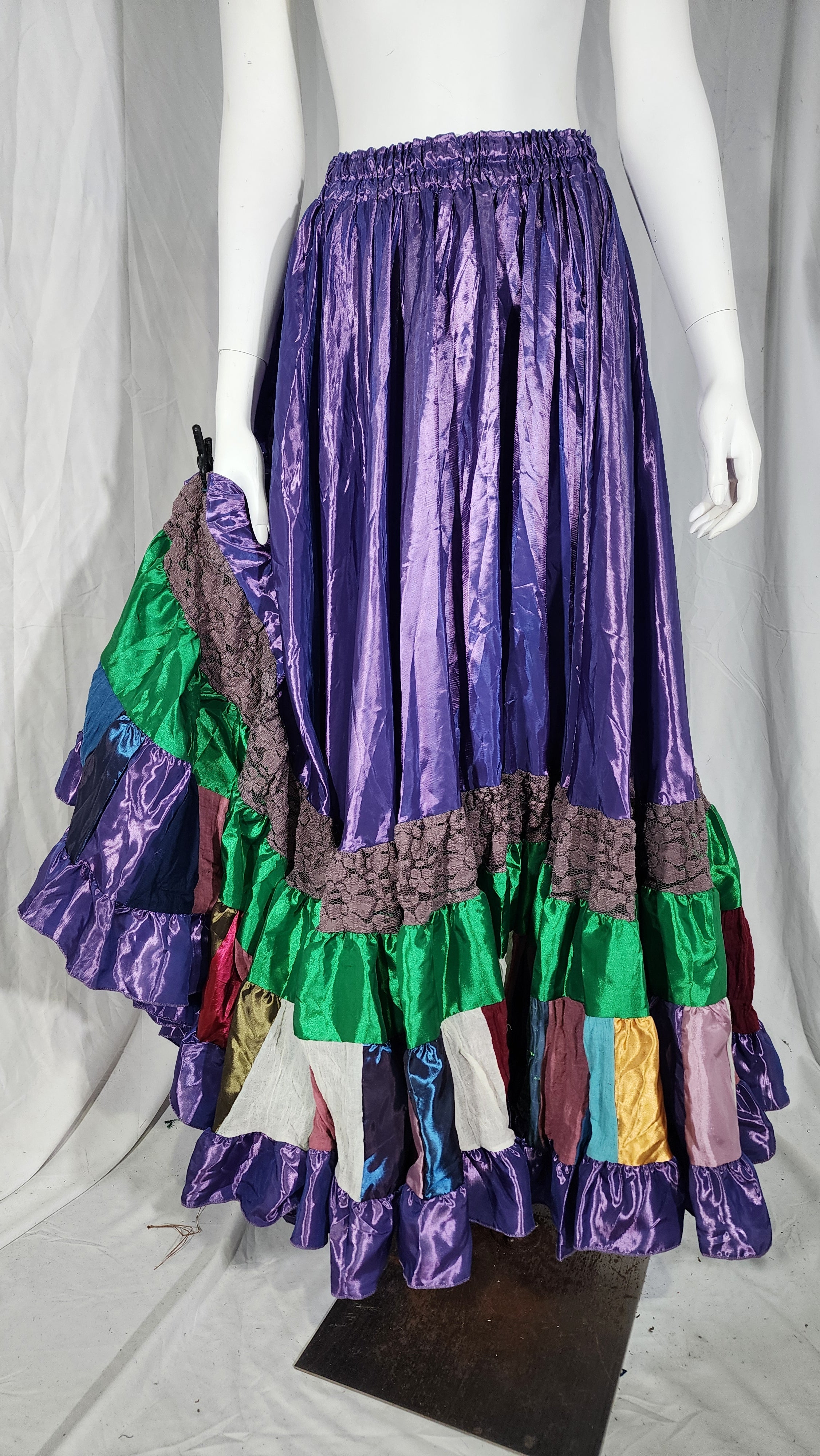 Purple Taffeta Liz Skirts