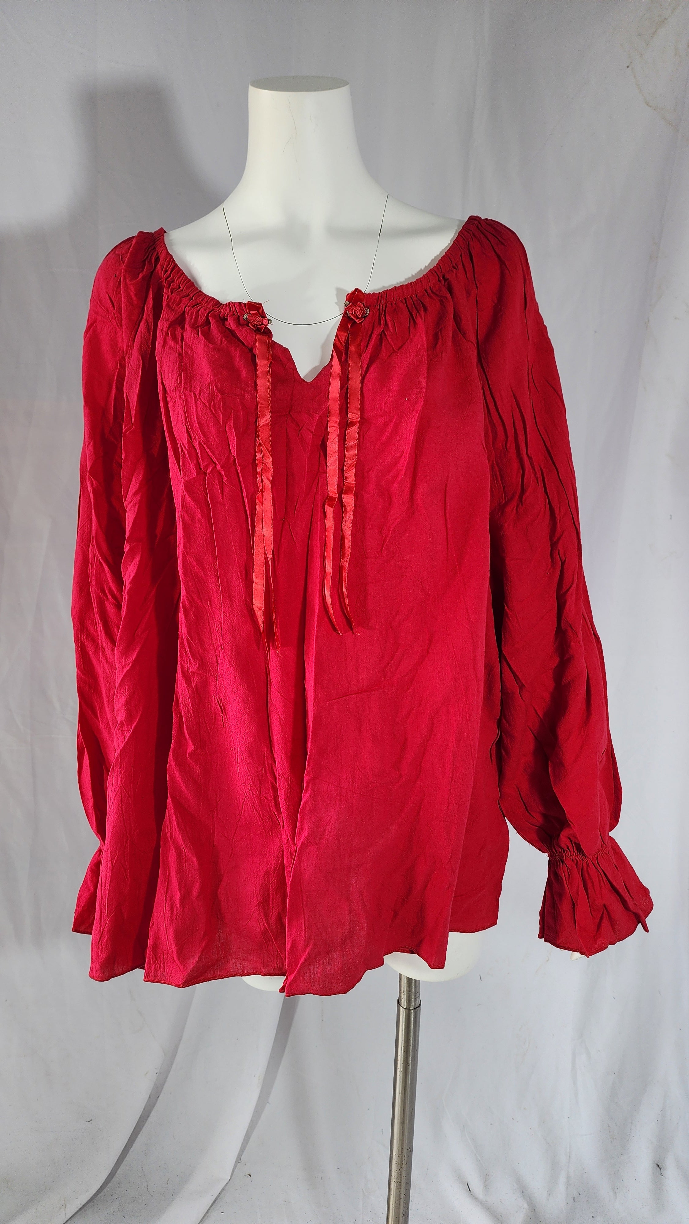 Long Sleeve Peasant Blouse