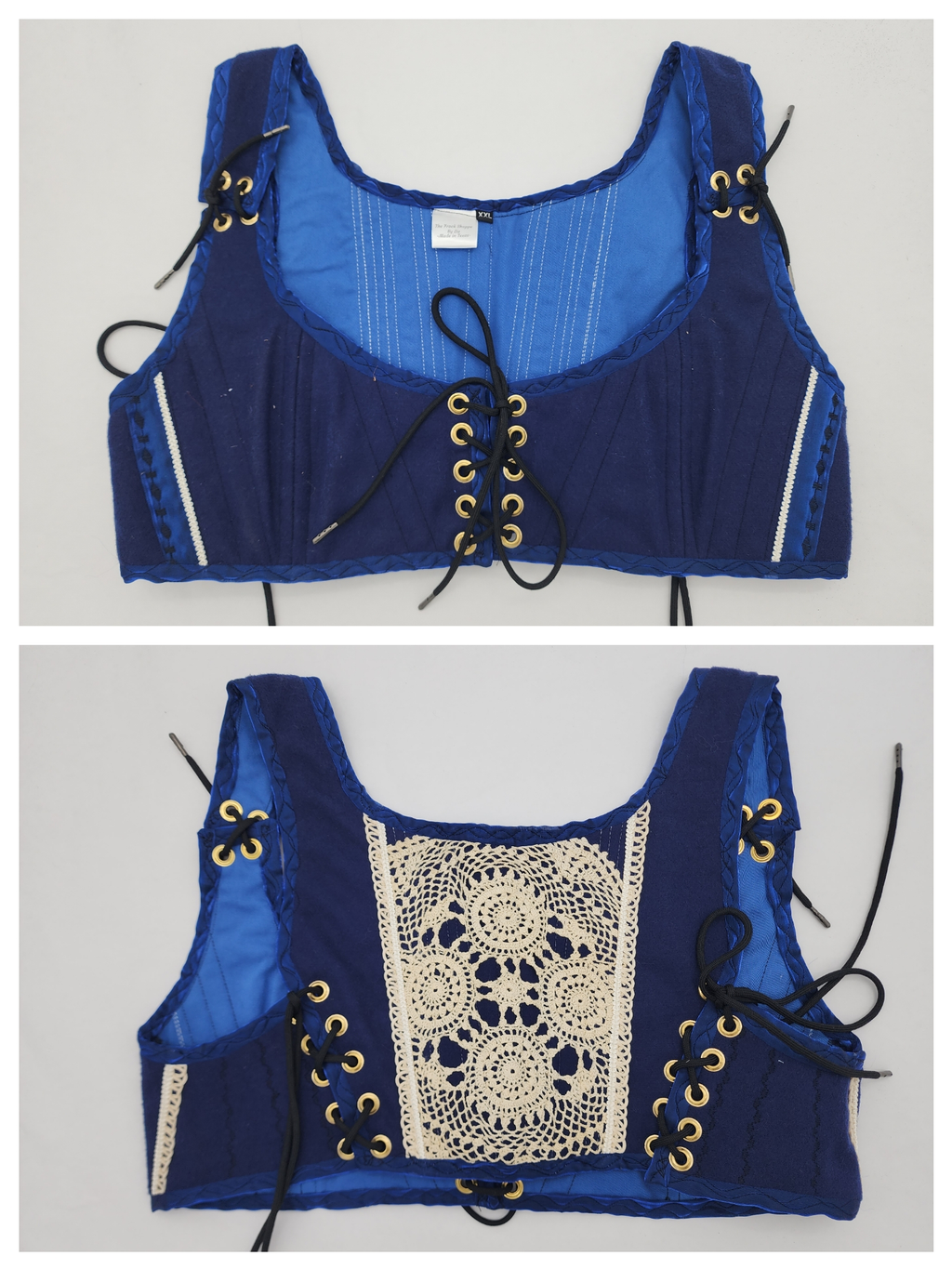 Navy Short Bodices