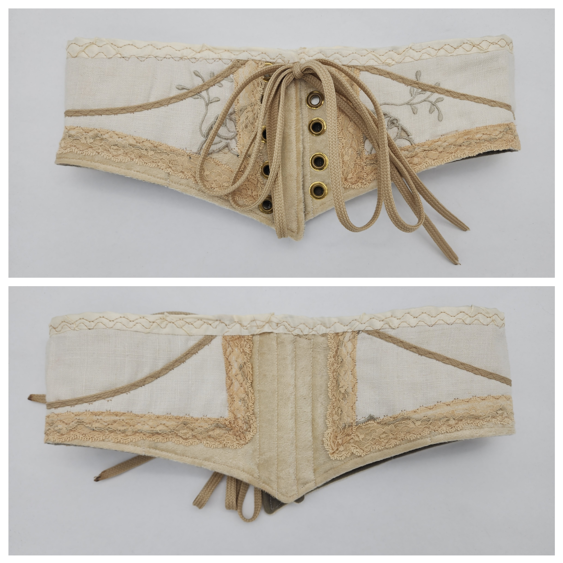 Cream Waist Cinchers