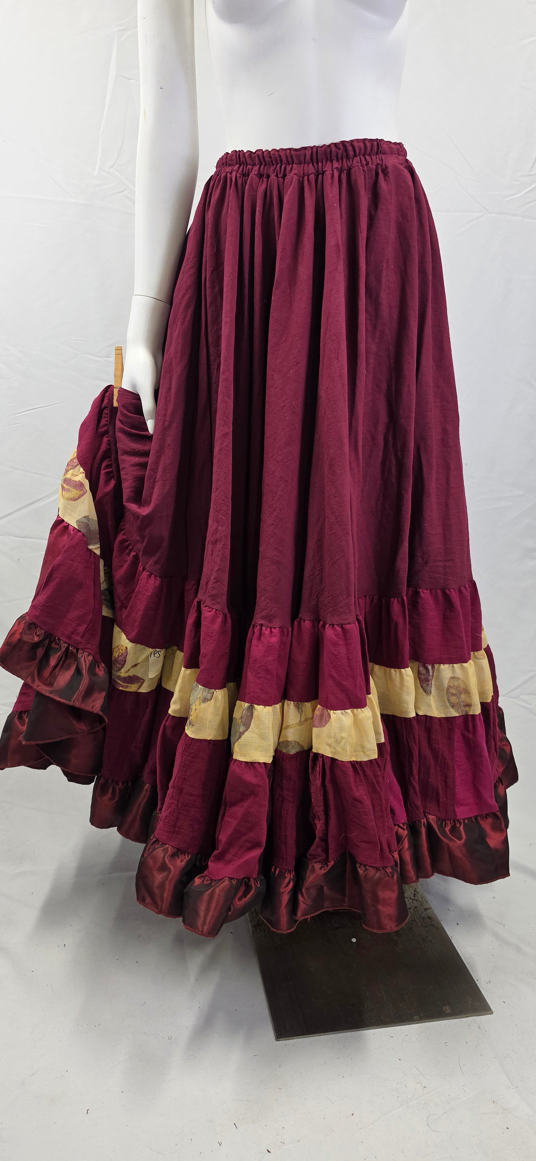 Burgundy Liz Skirts