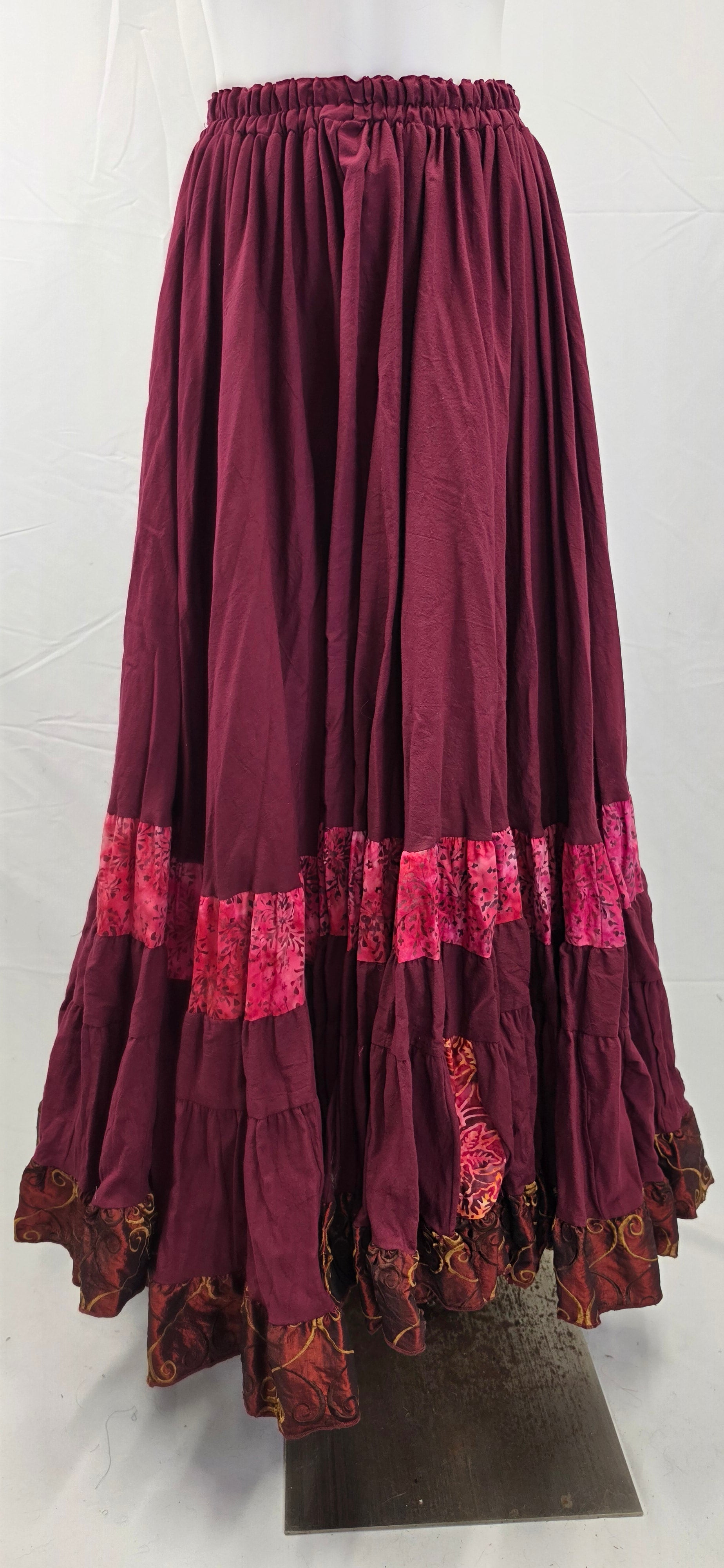 Burgundy Liz Skirts
