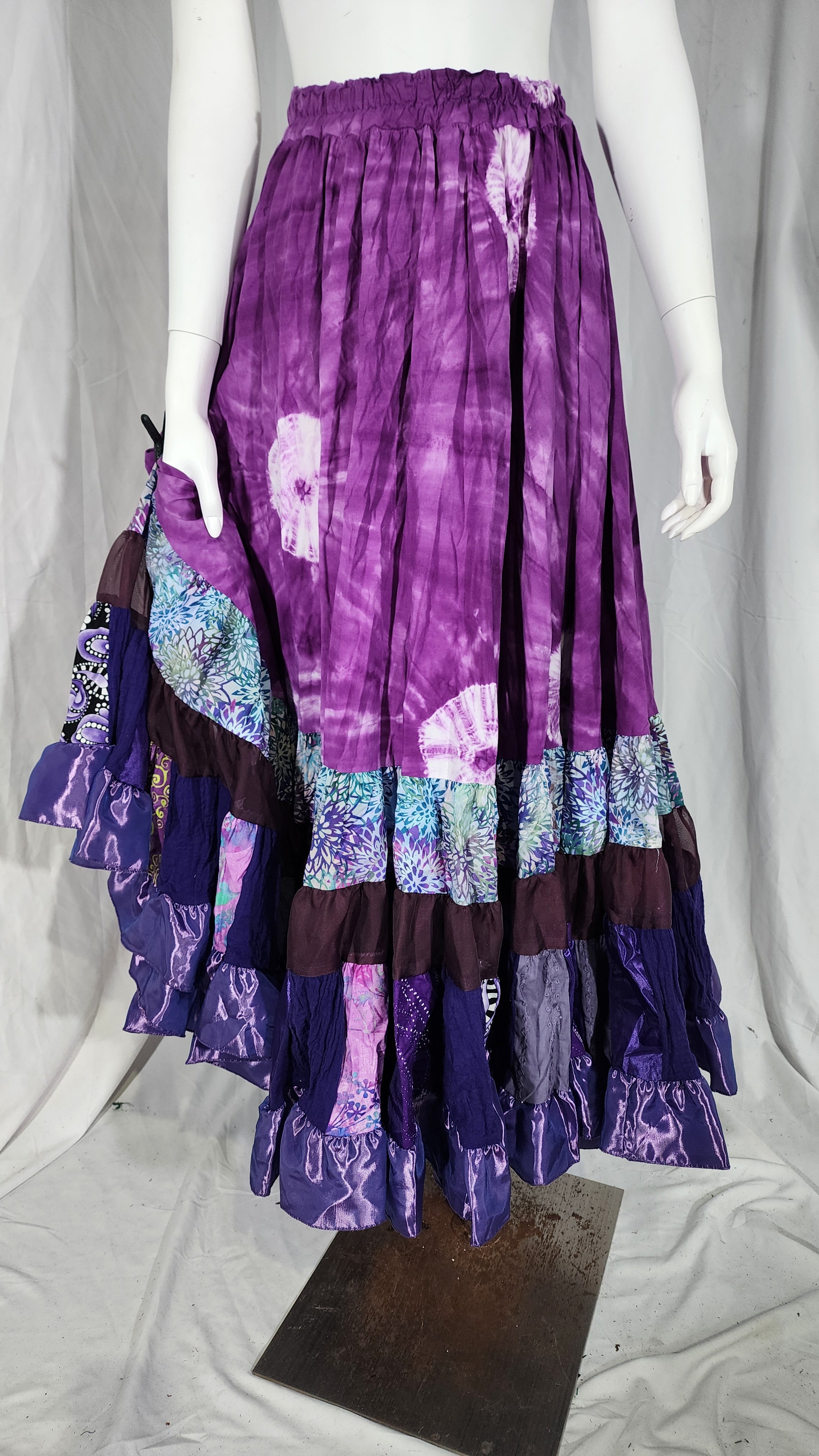 Purple Printed Liz Skirts