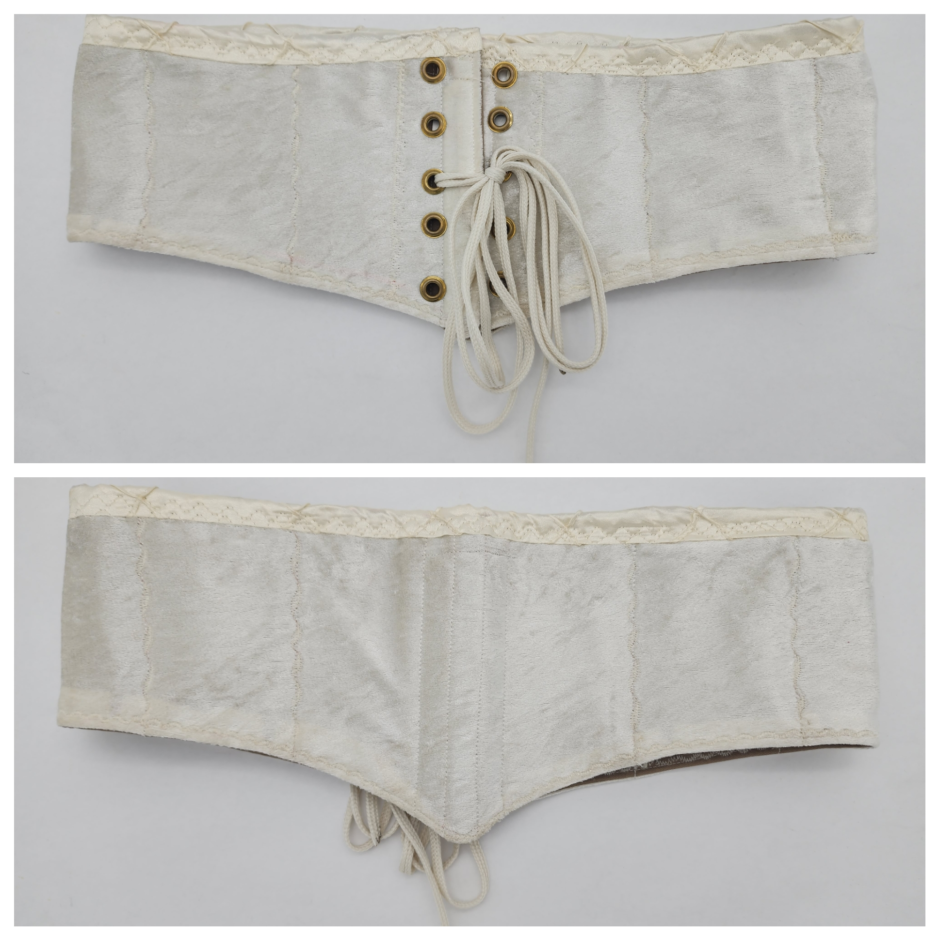 White Waist Cinchers