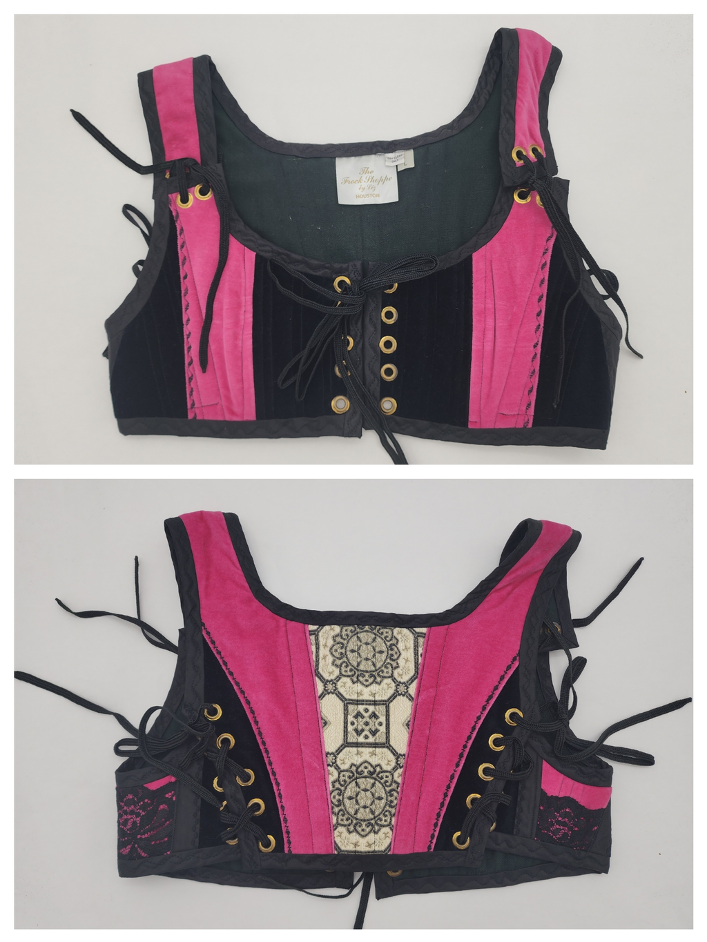 Black Short Bodices