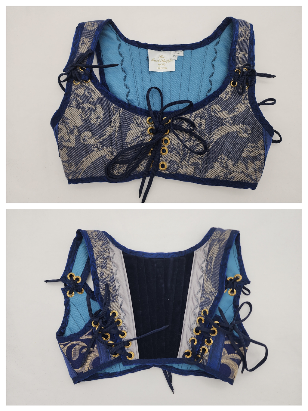 Navy Short Bodices