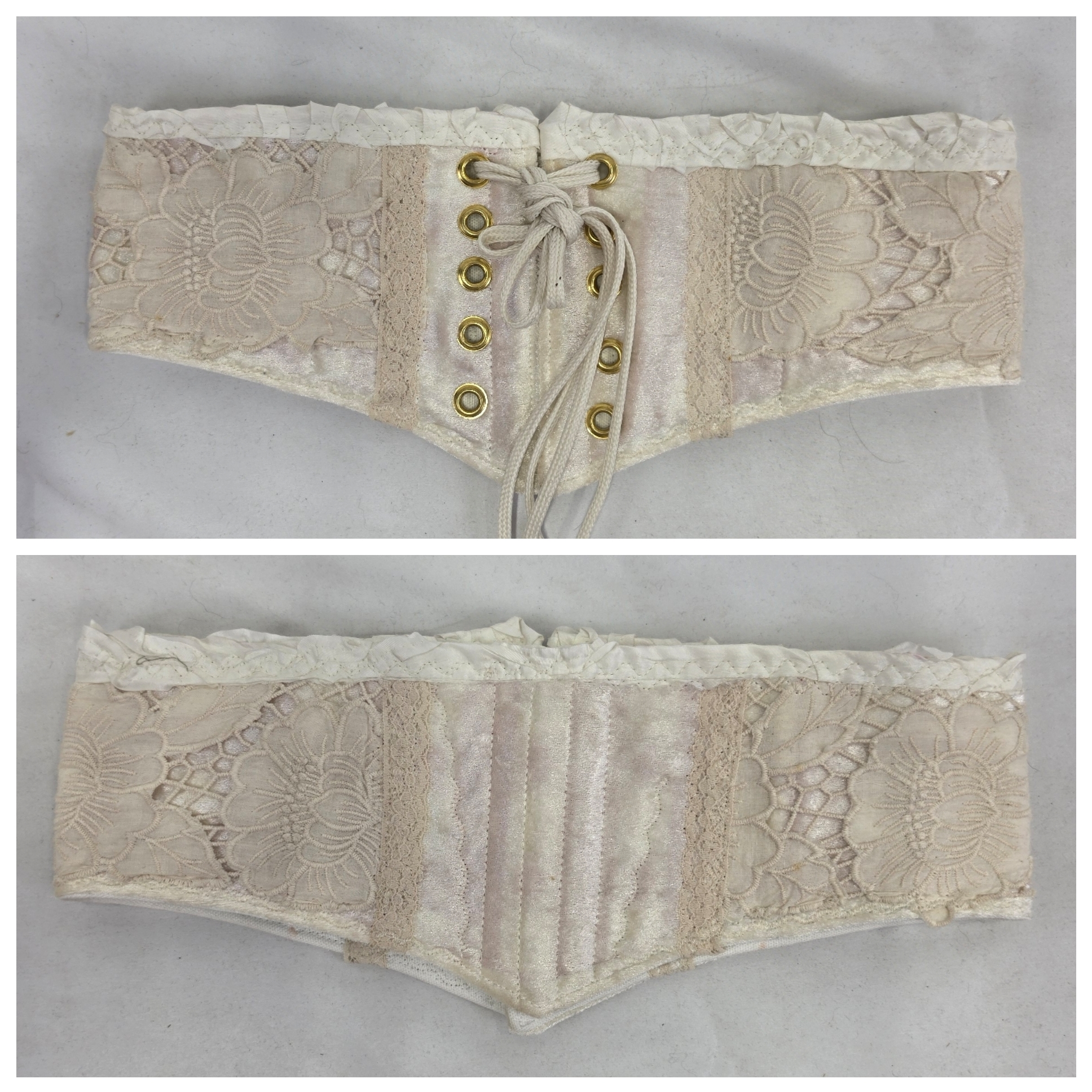 White Waist Cinchers