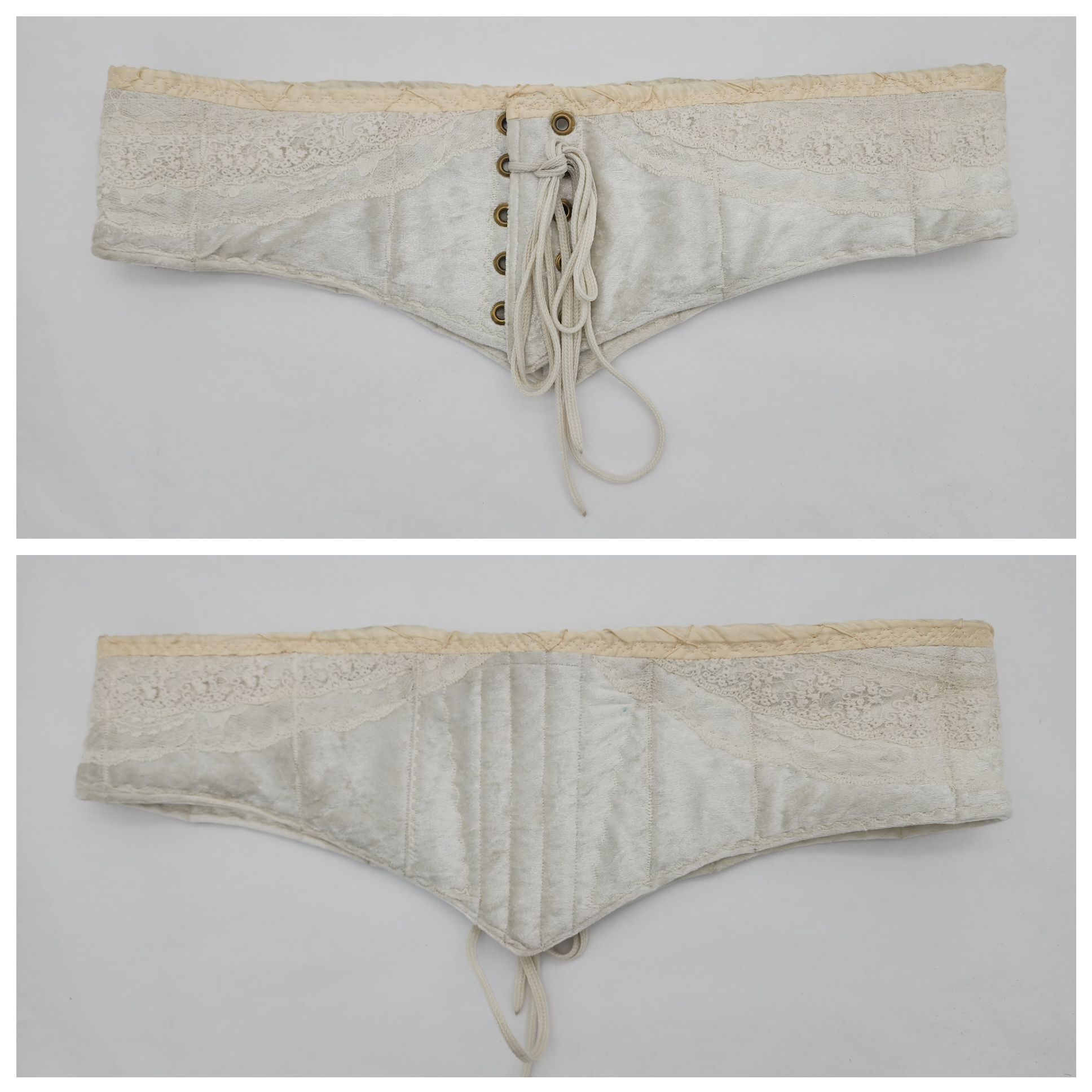 White Waist Cinchers