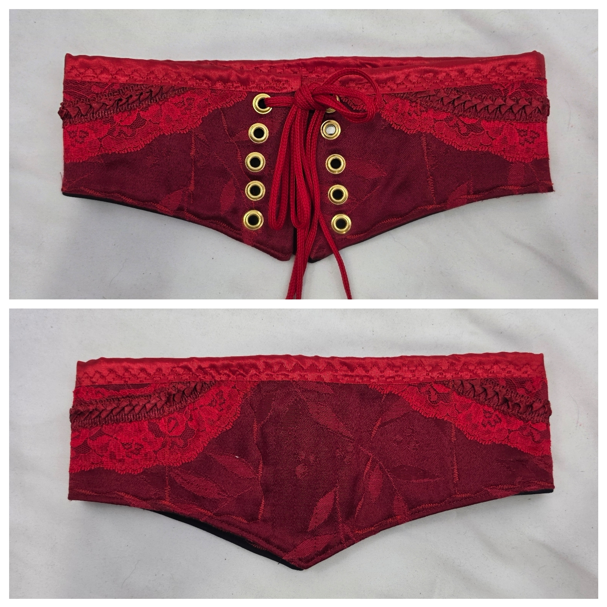Red Waist Cinchers