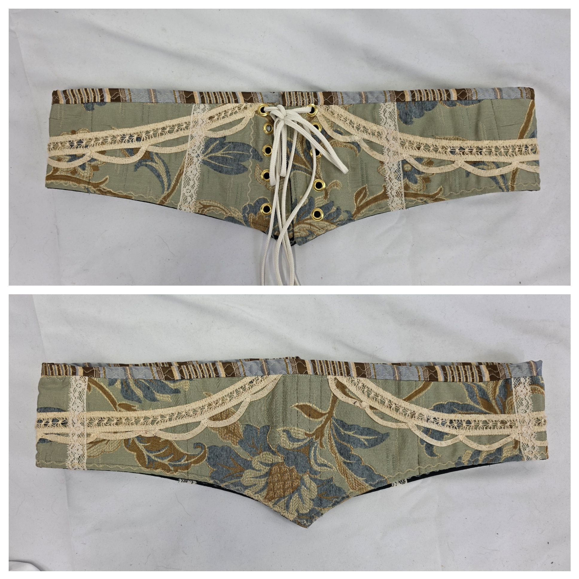 Slate Blue Waist Cinchers