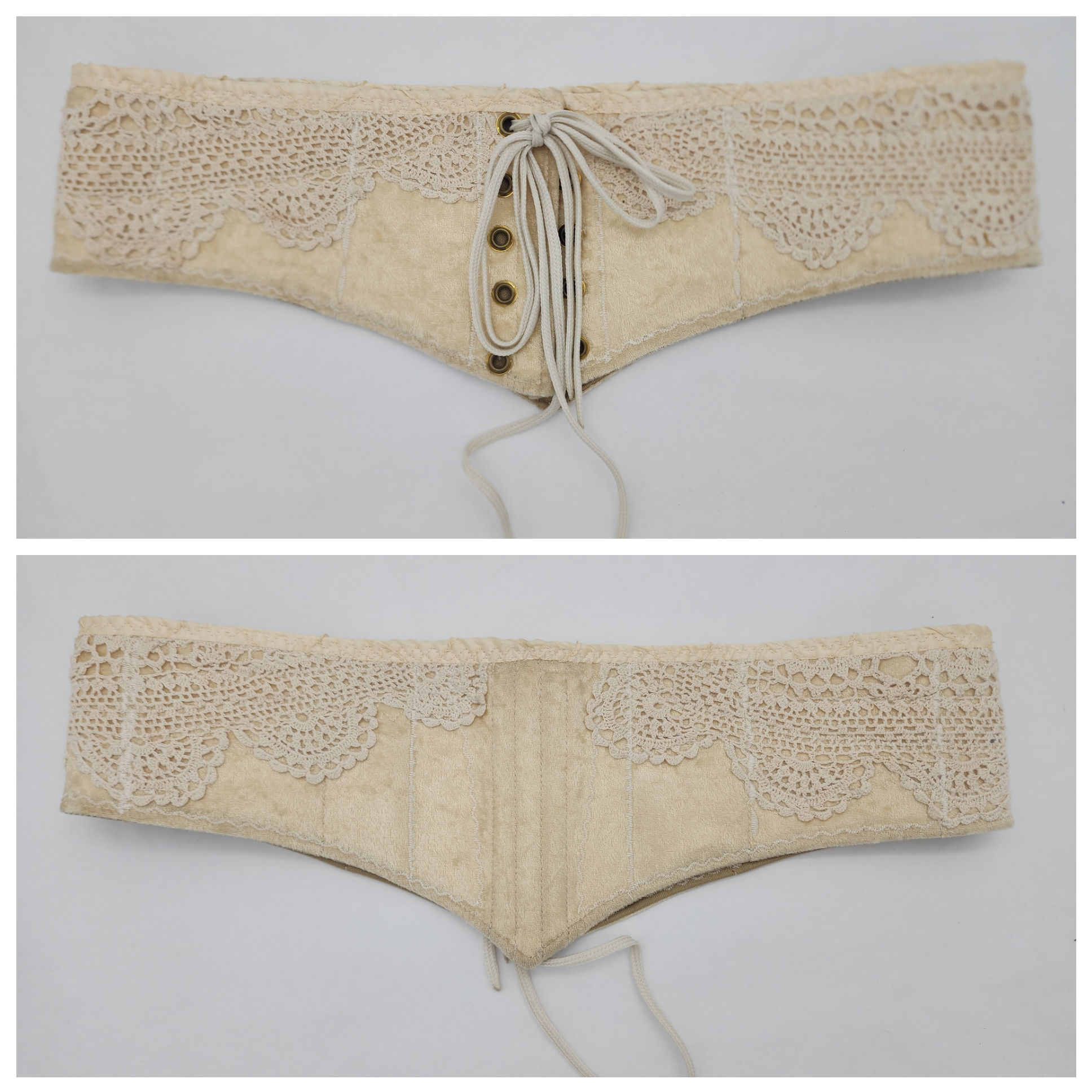 Cream Waist Cinchers