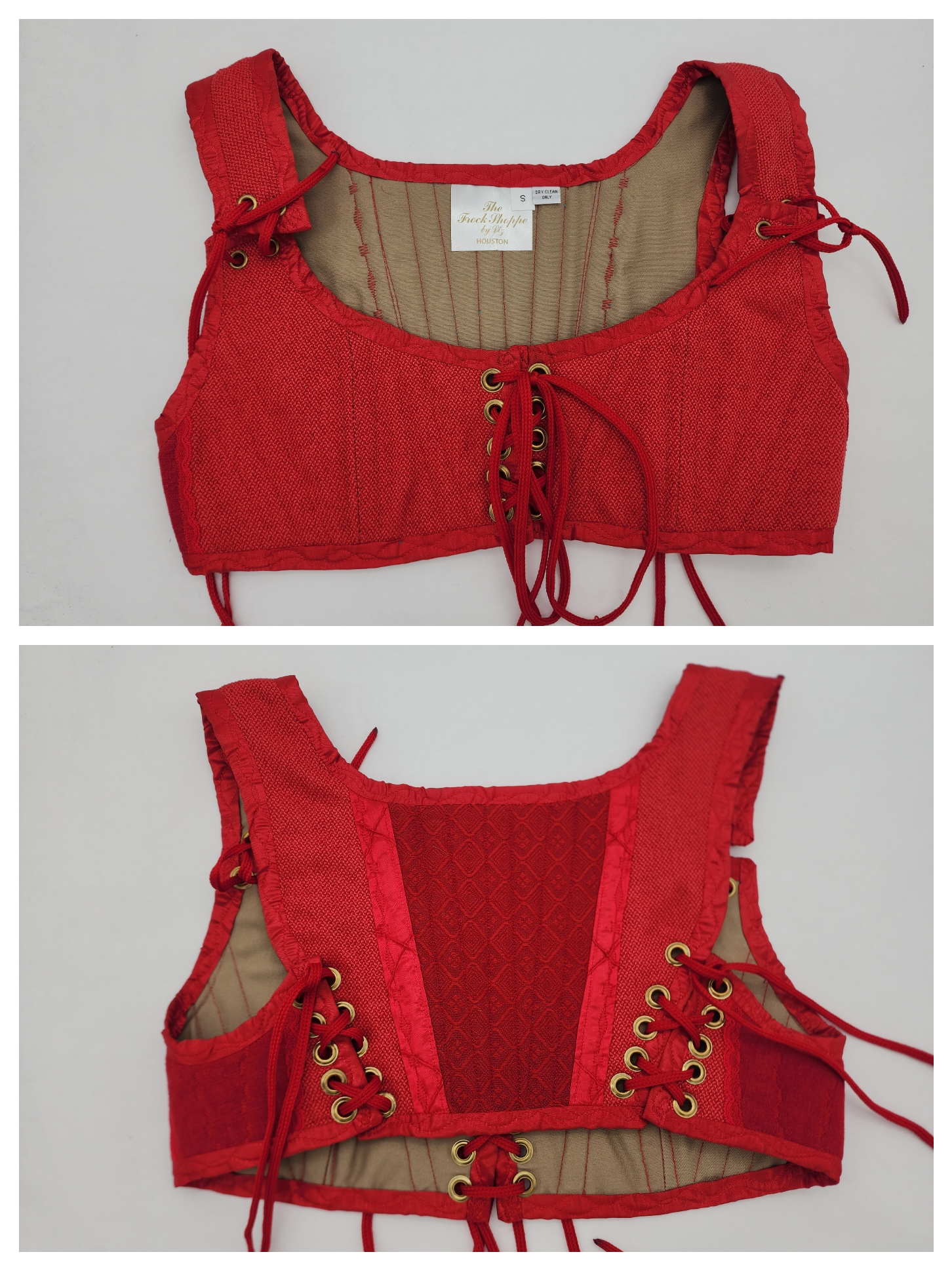 Red Short Bodices