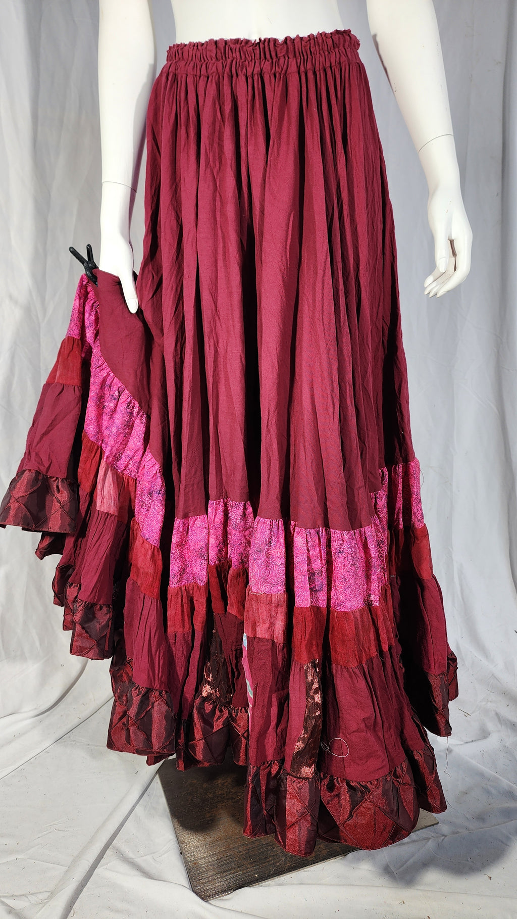 Burgundy Liz Skirts