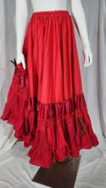 Red Taffeta Liz Skirts