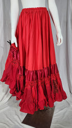 Red Taffeta Liz Skirts