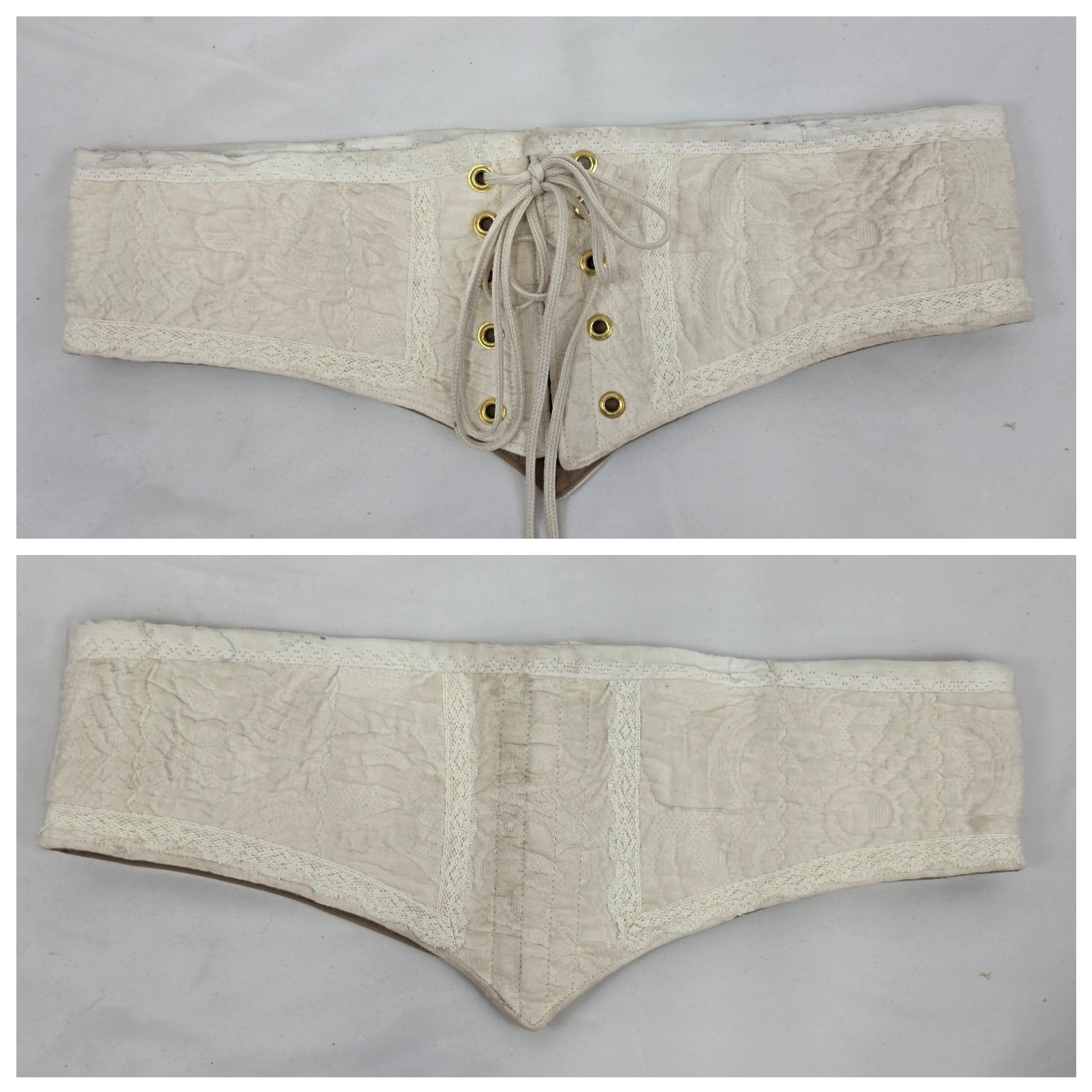 White Waist Cinchers