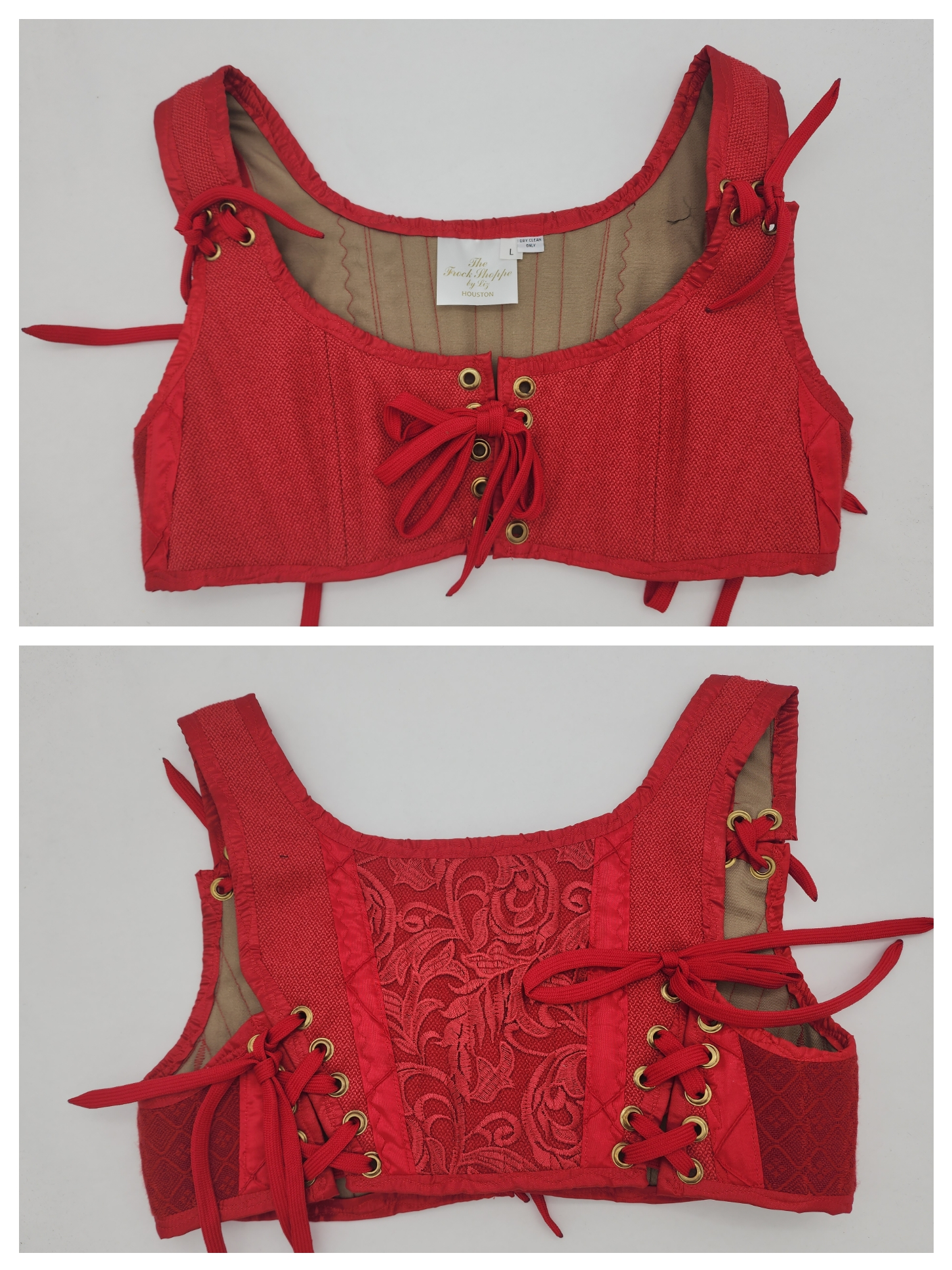 Red Short Bodices