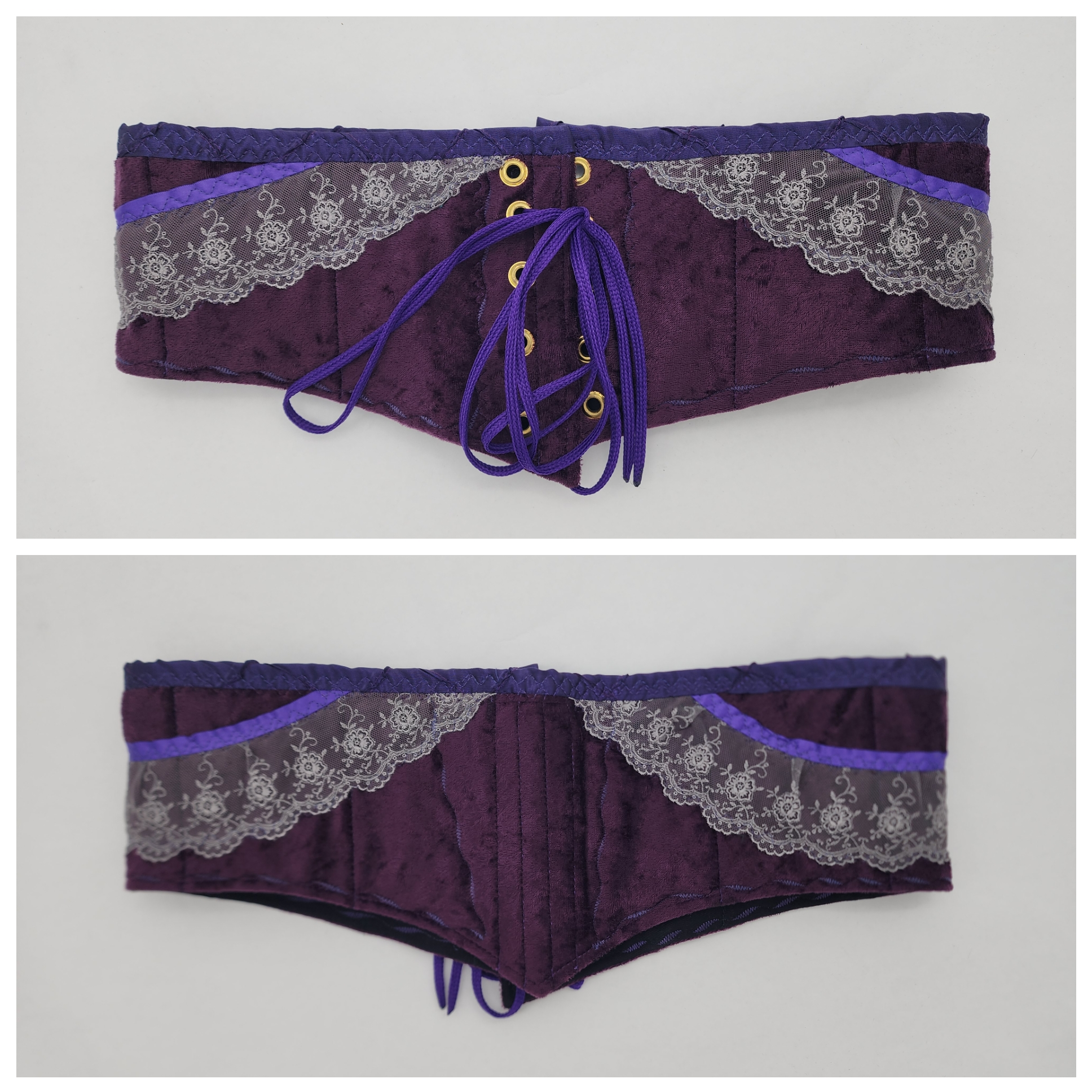 Purple Waist Cinchers