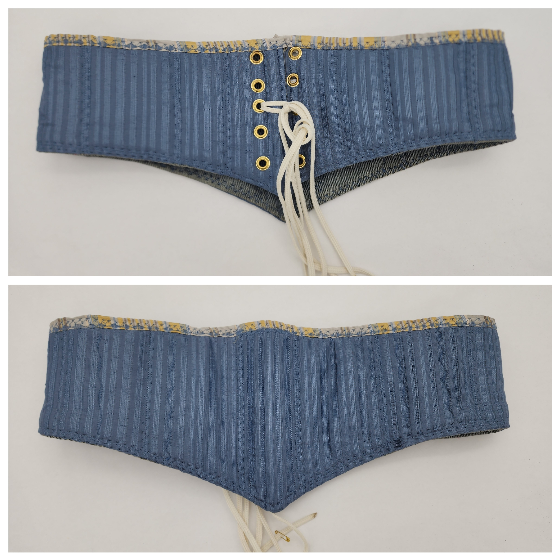 Slate Blue Waist Cinchers