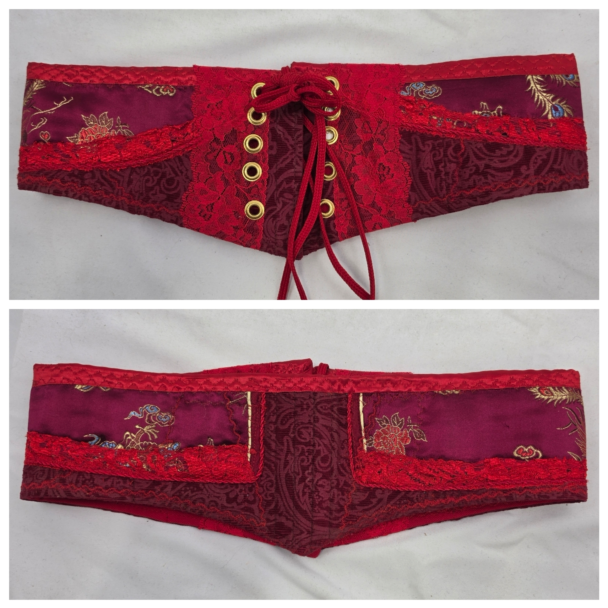 Red Waist Cinchers