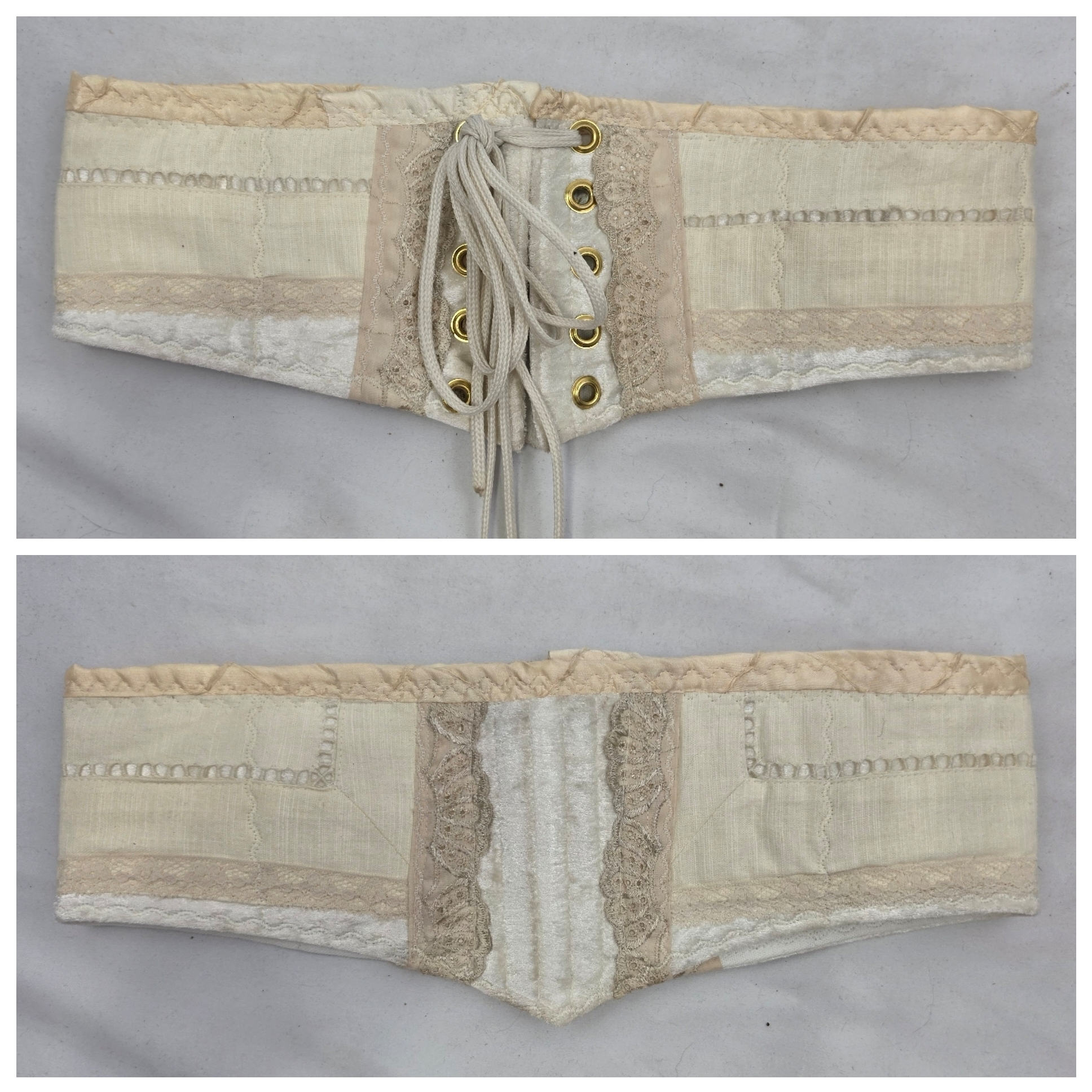 Cream Waist Cinchers