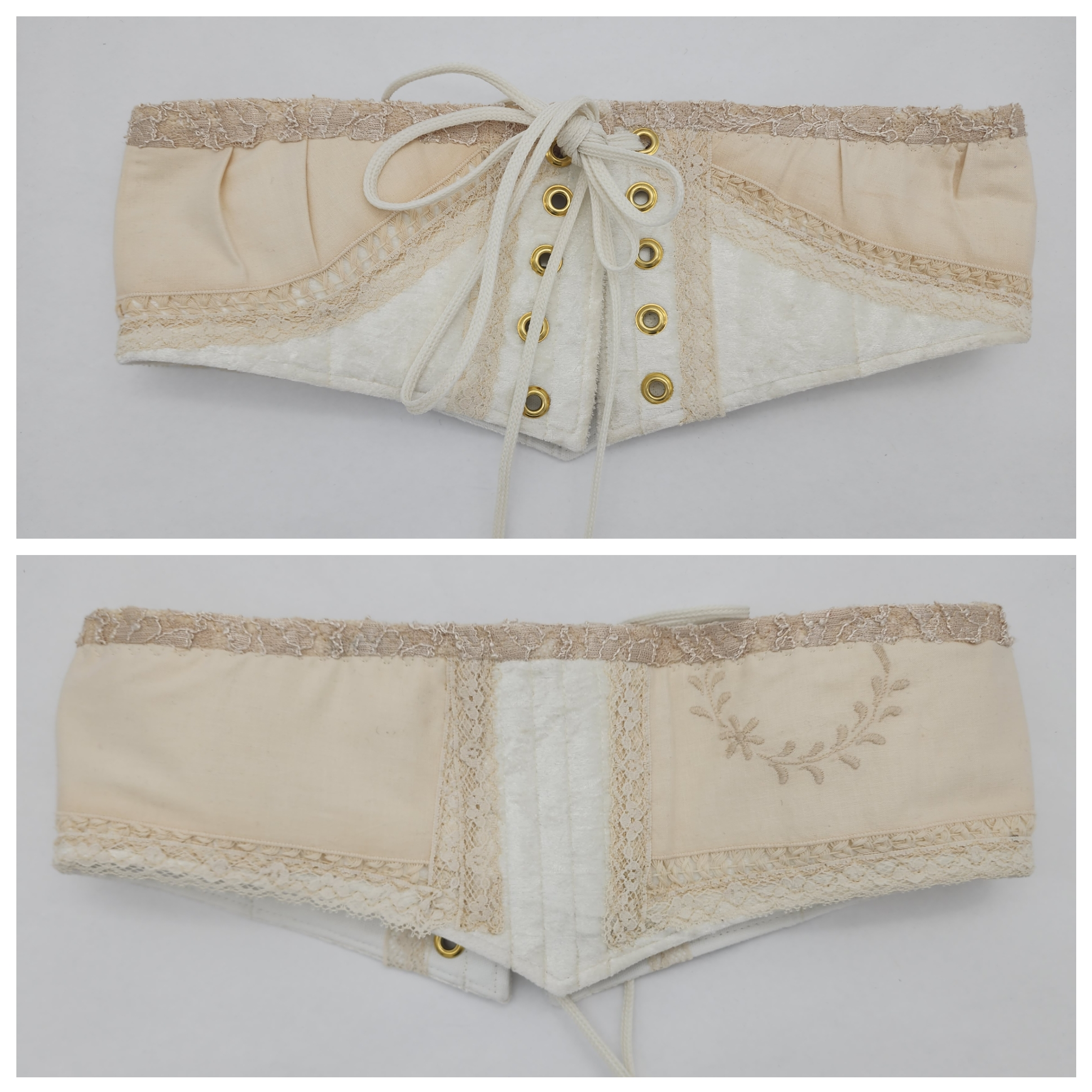 Cream Waist Cinchers