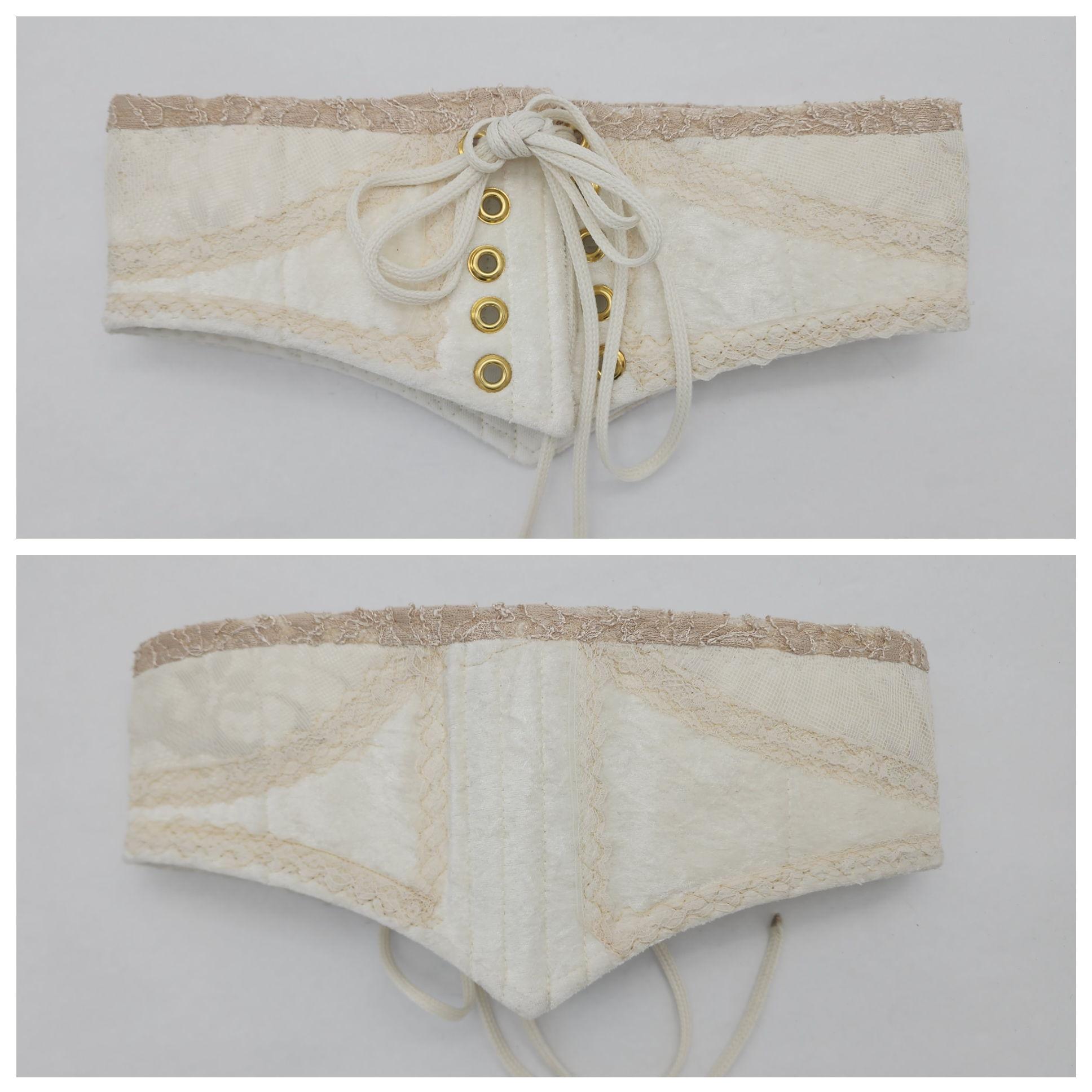 Cream Waist Cinchers